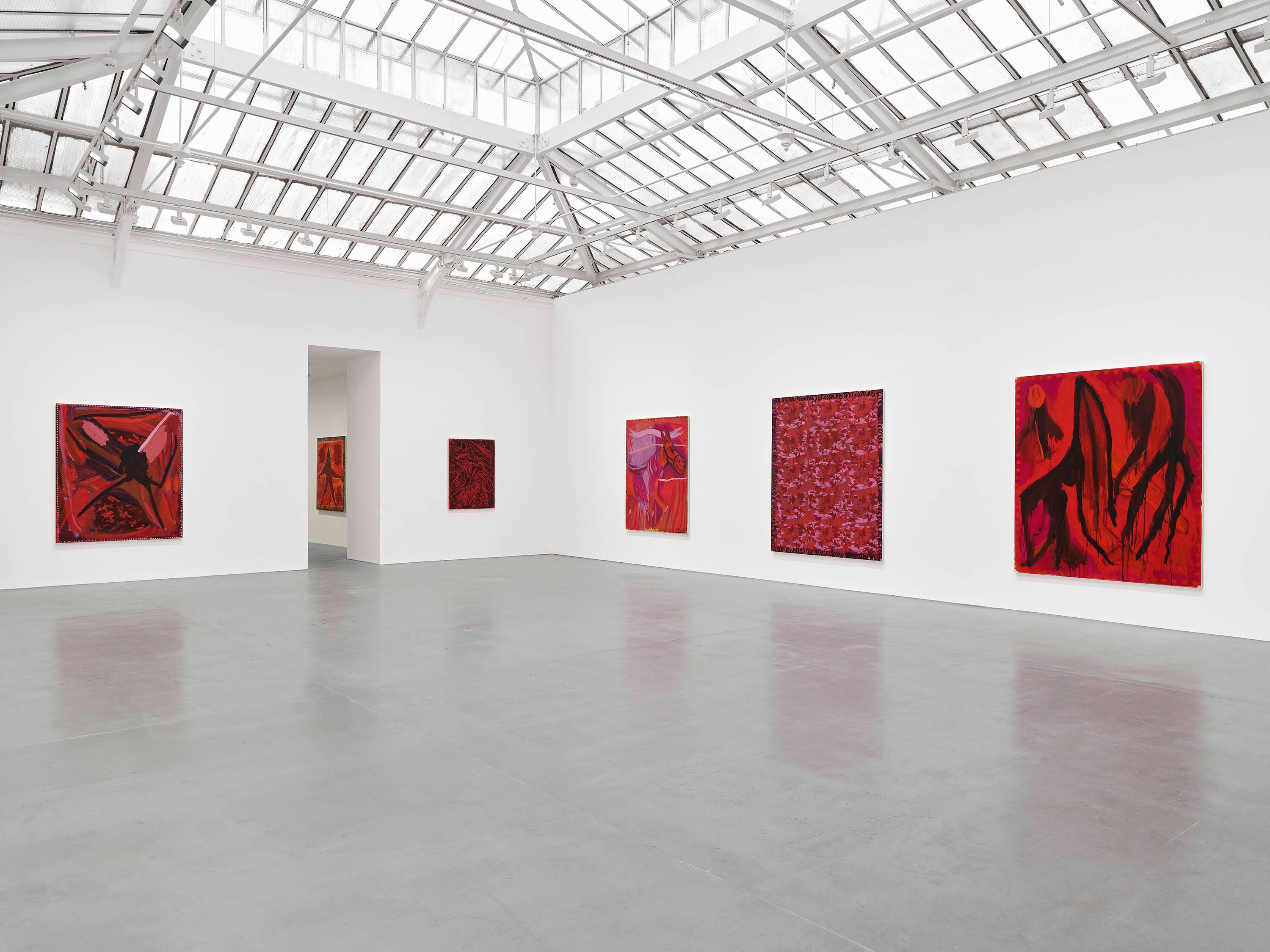 An Installation view, Josh Smith: Living with Depression, David Zwirner, Paris, dated 2023