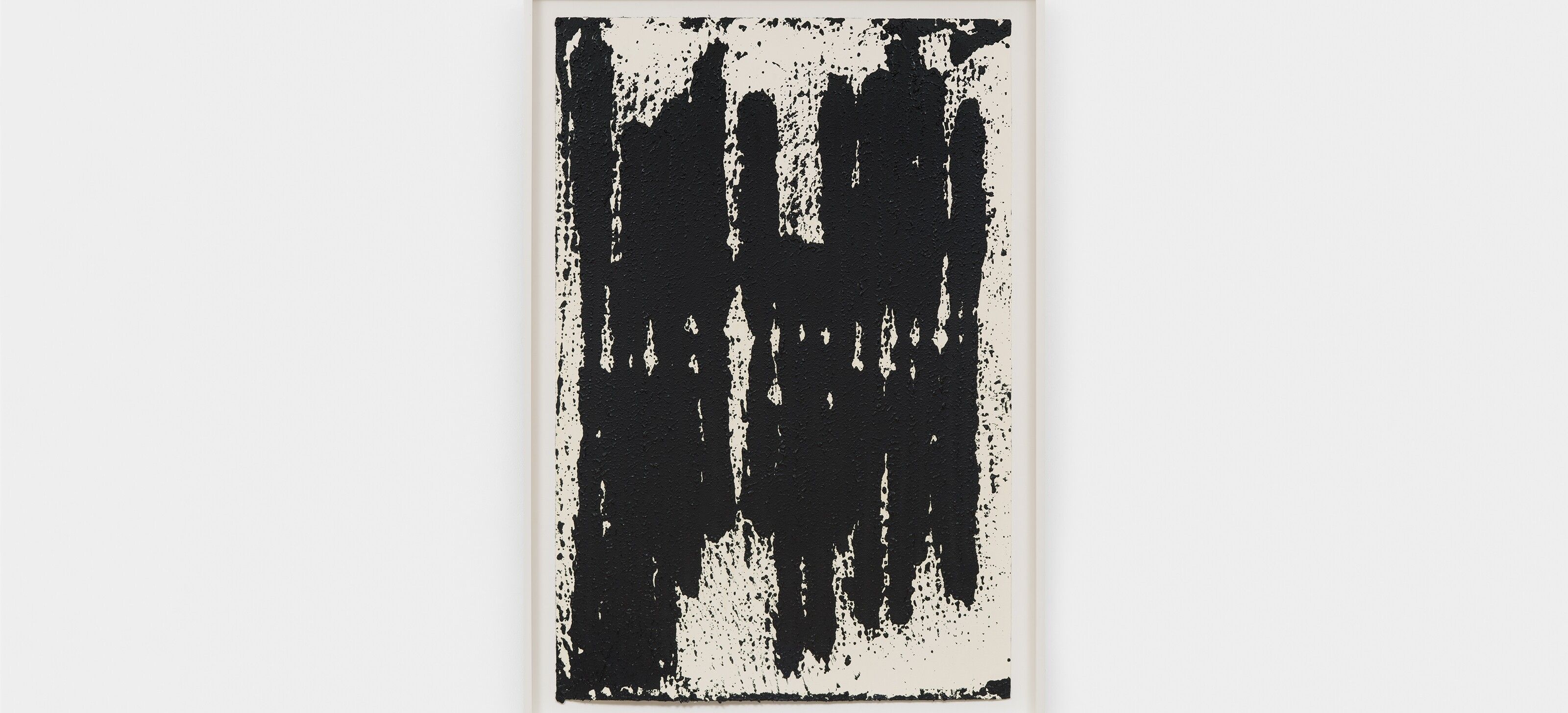 A drawing by Richard Serra, titled Orchard Street #2, dated 2018.