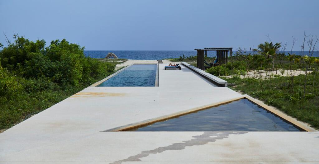 A photo of Tadao Ando's, Casa Wabi, Oaxaca, Mexico.