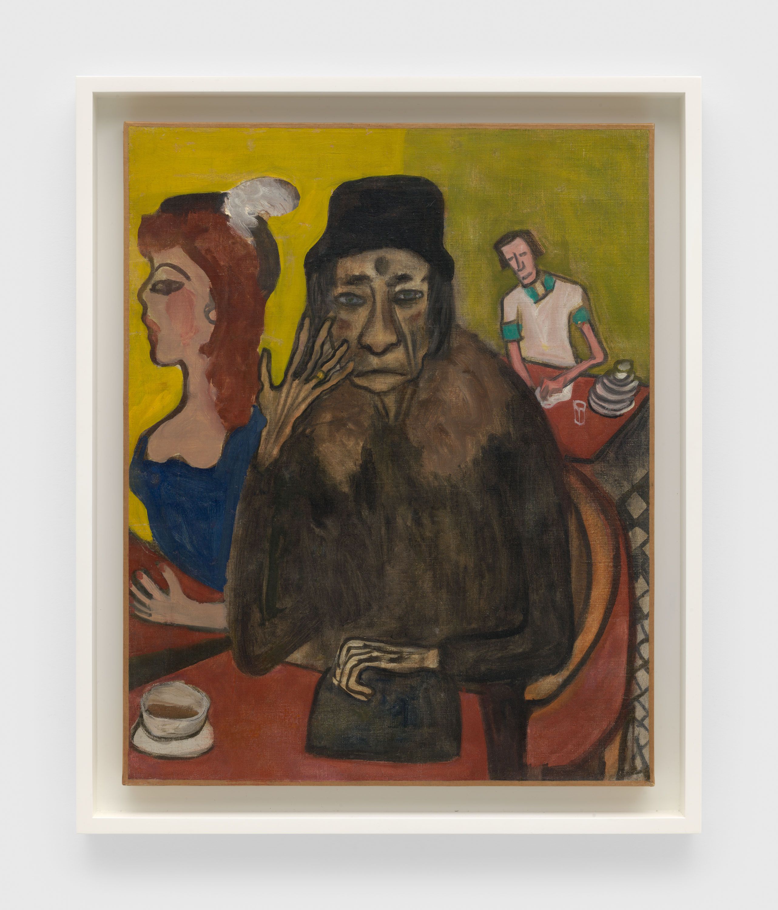 A painting by Alice Neel, titled The Cafeteria, dated 1938.