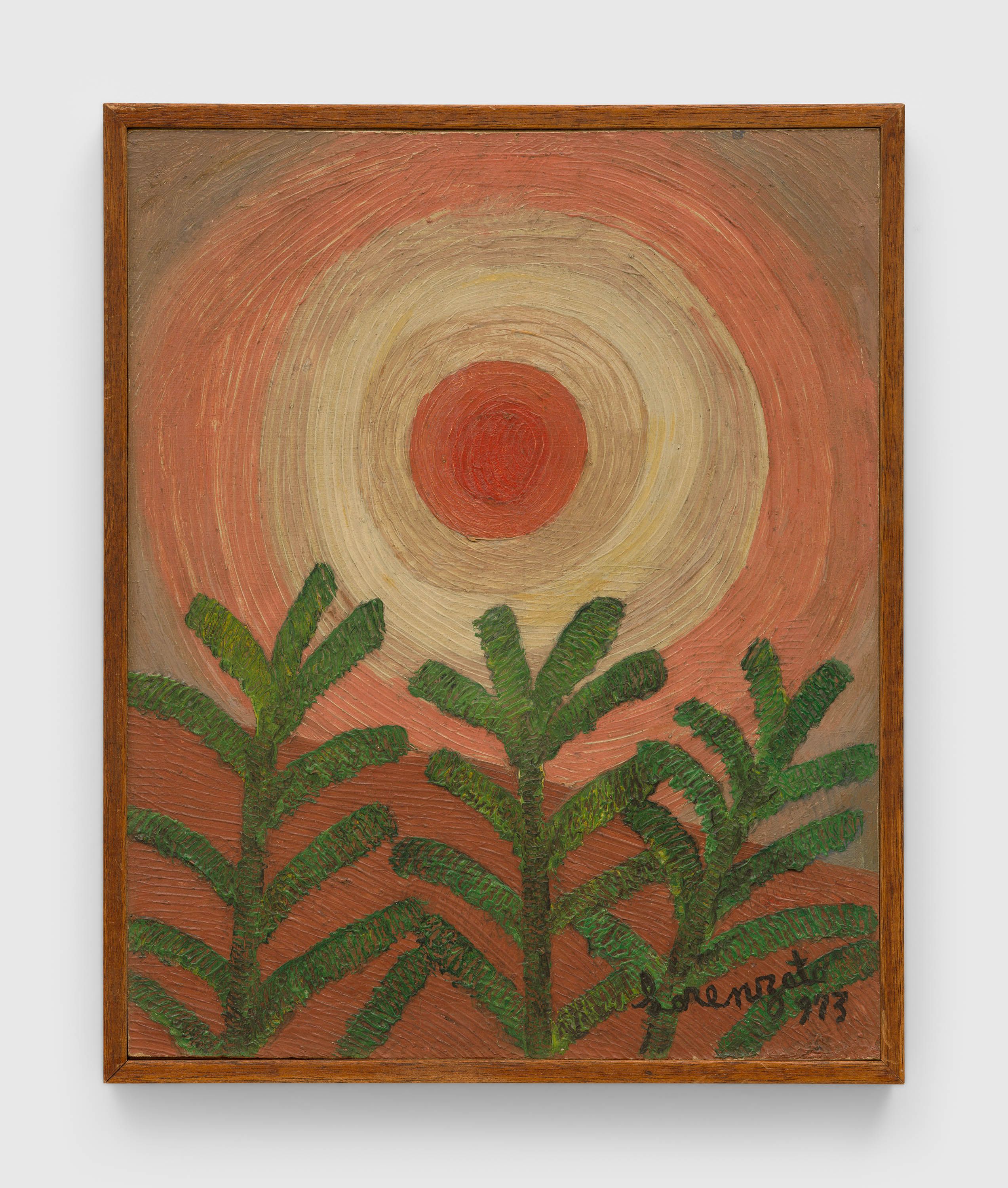 A painting by Amadeo Luciano Lorenzato, titled Sem título (Untitled), dated 1973.