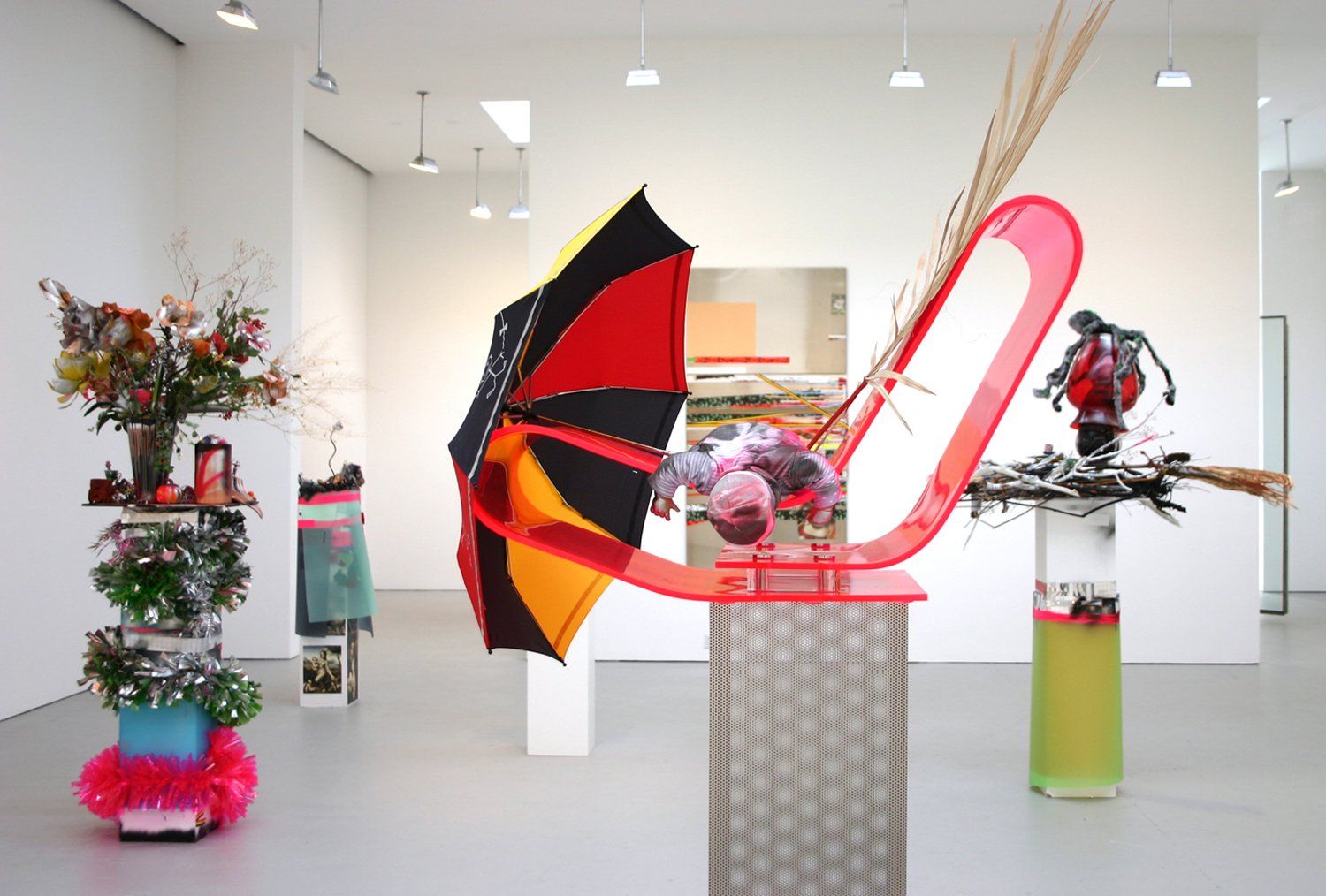 An installation view of the exhibition Isa Genzken: New Work, at David Zwirner New York, dated 2005.