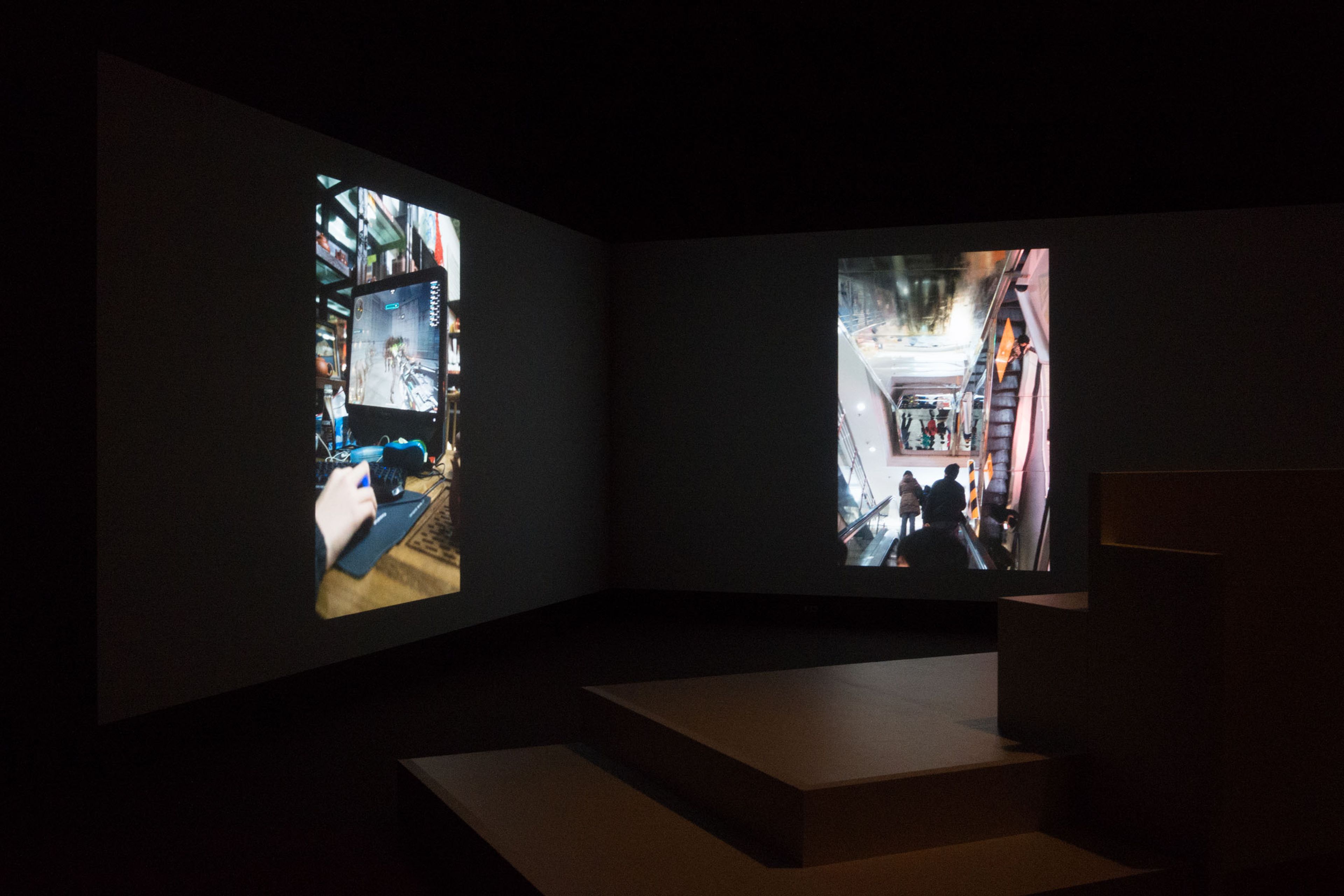 Installation view of the exhibition Book for Architects at The Metropolitan Museum of Art in New York, dated 2015.