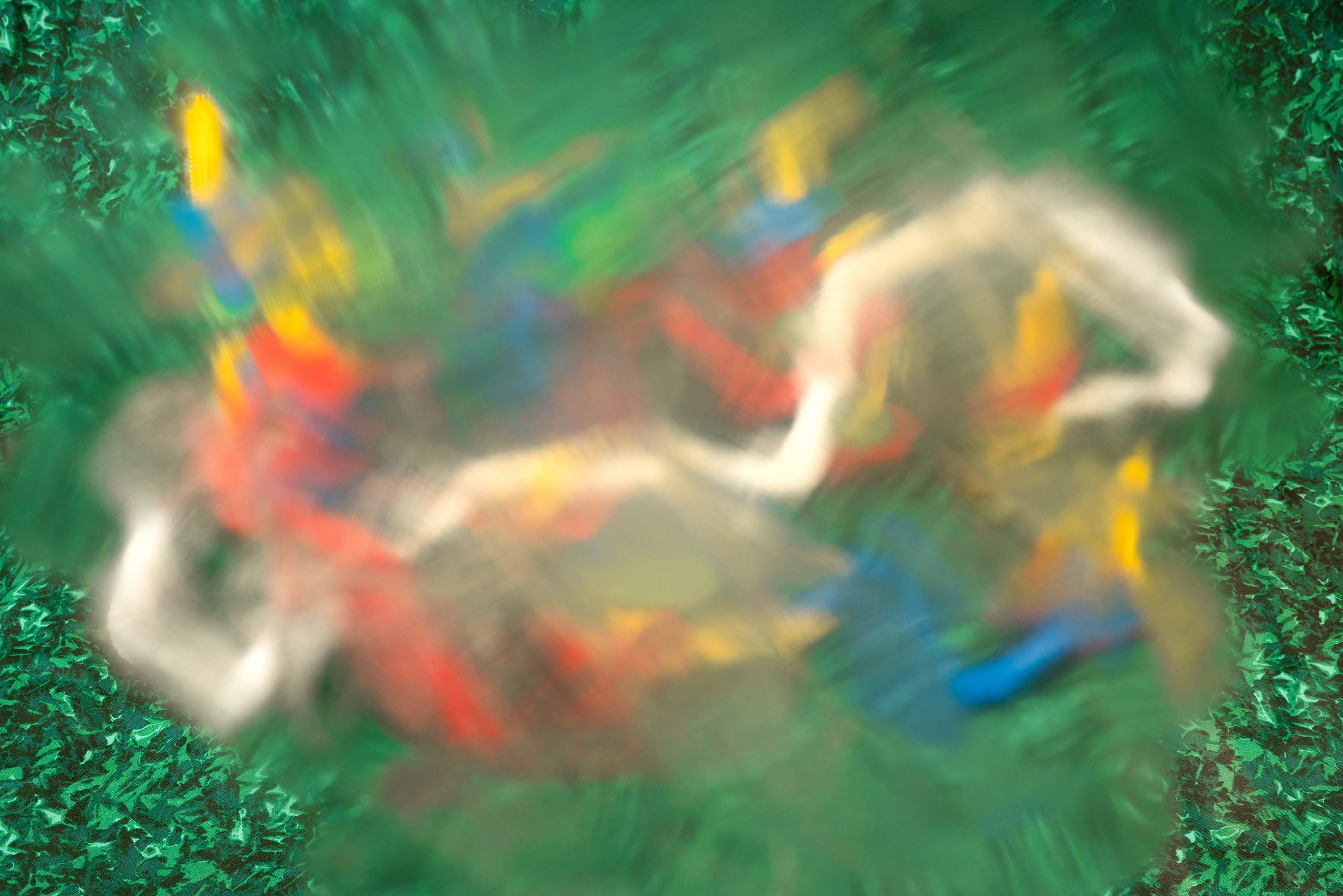 A photograph by Dylan Beckman, titled Aura #1 (lanolin), dated 2022.