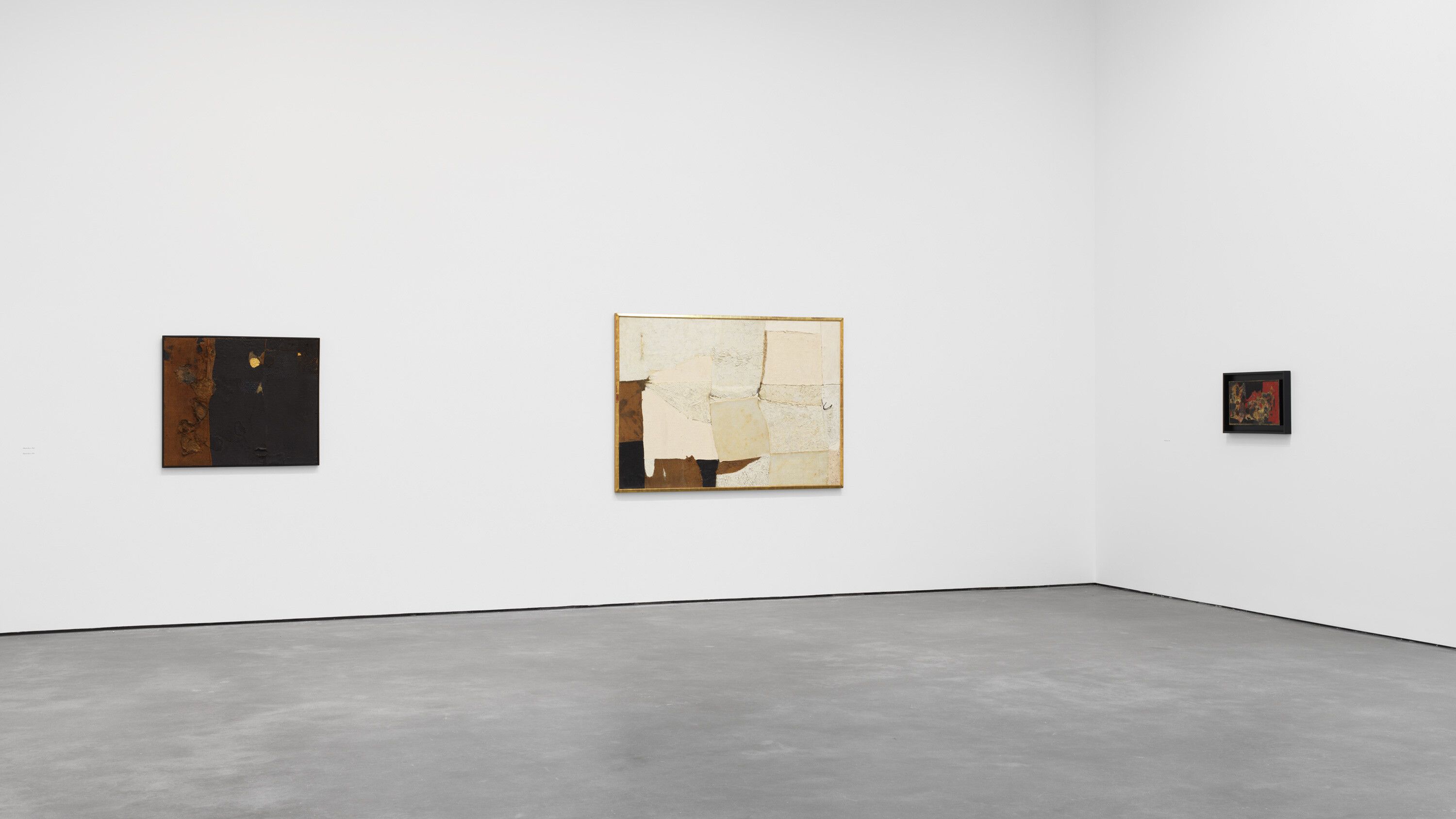 Installation view from the exhibition "Roma/New York," at David Zwirner, in New York, dated 2023