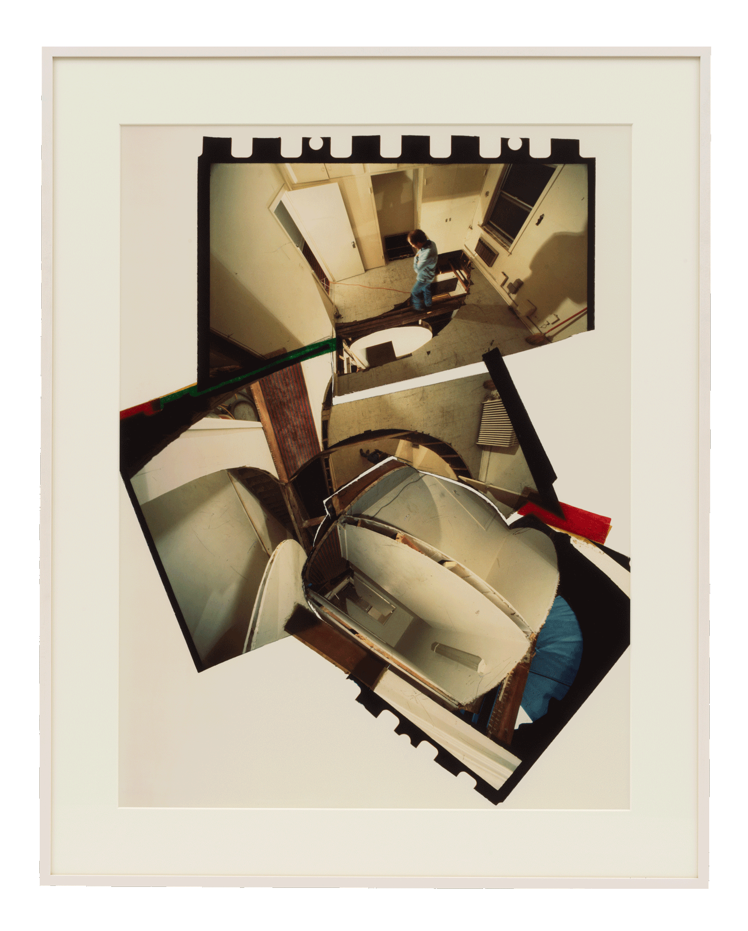 A photograph by Gordon Matta-Clark, titled Circus or The Caribbean Orange, dated 1978.