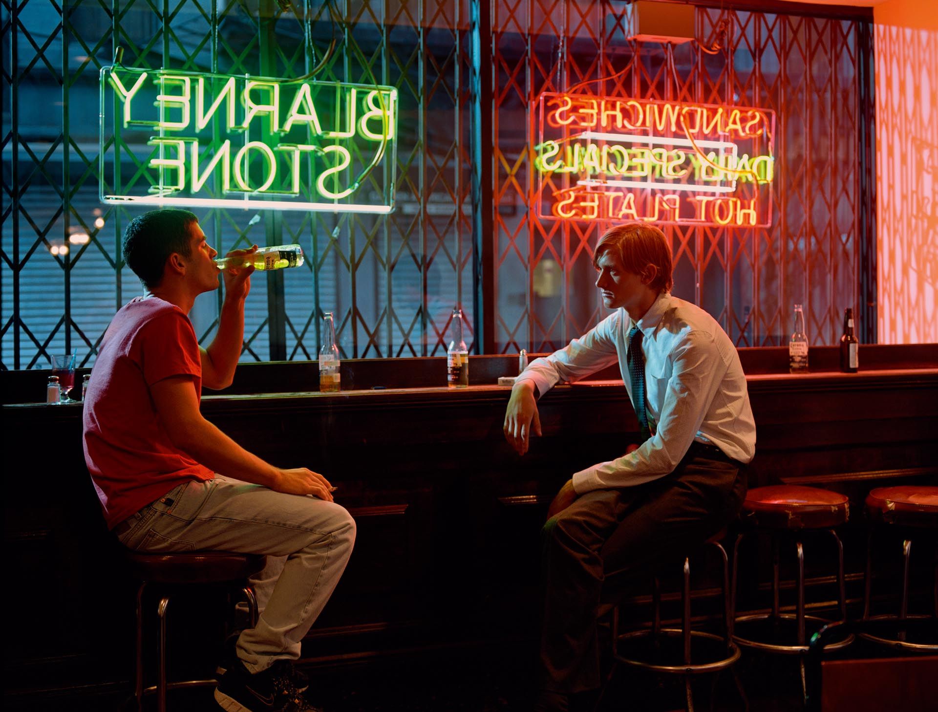 Photograph by Philip-Lorca diCorcia, titled W, September 2000, #10, dated 2000.