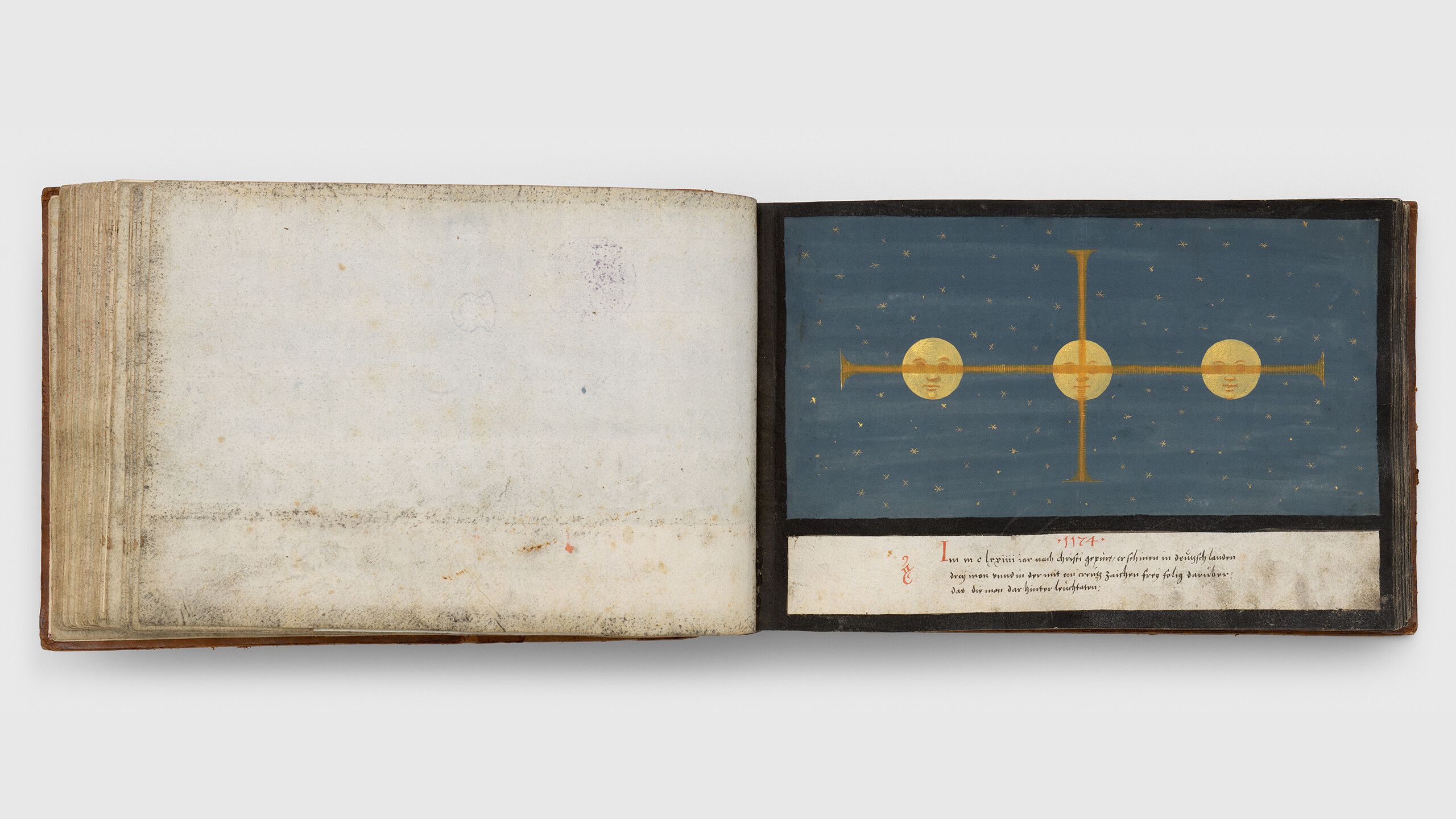Full-page spread of the book of Miracles, Folio 49
