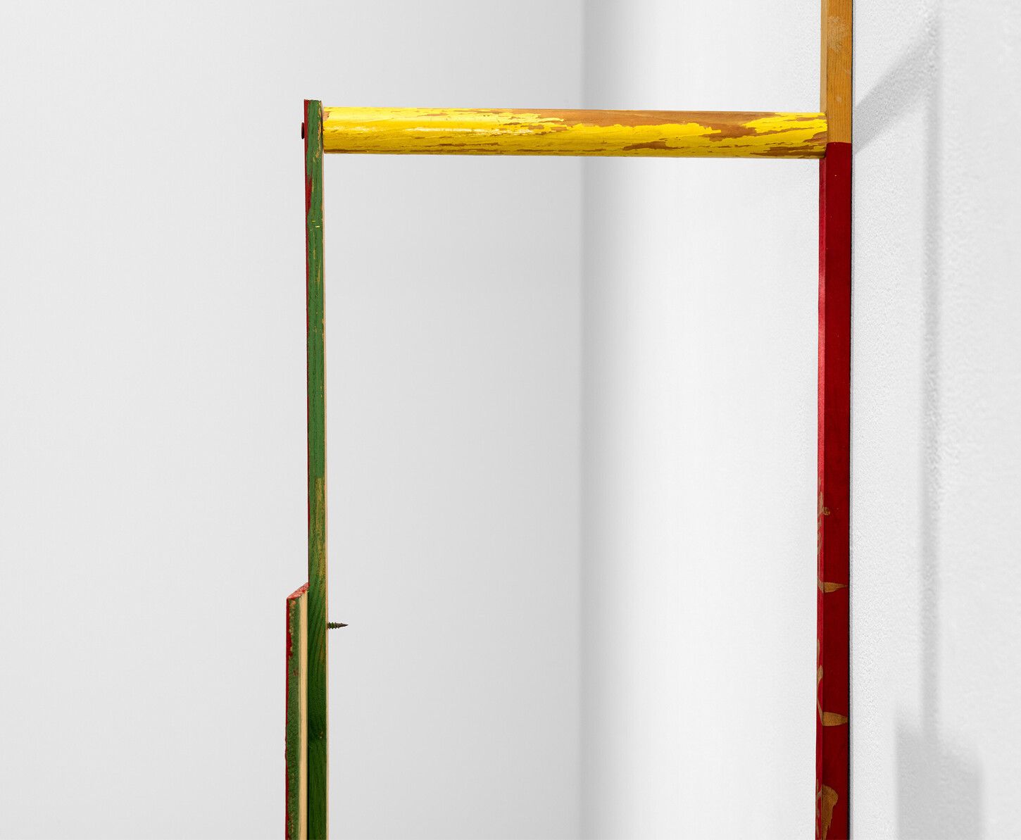 A detail from a sculpture by Al Taylor, titled Untitled (Words), dated 1986.