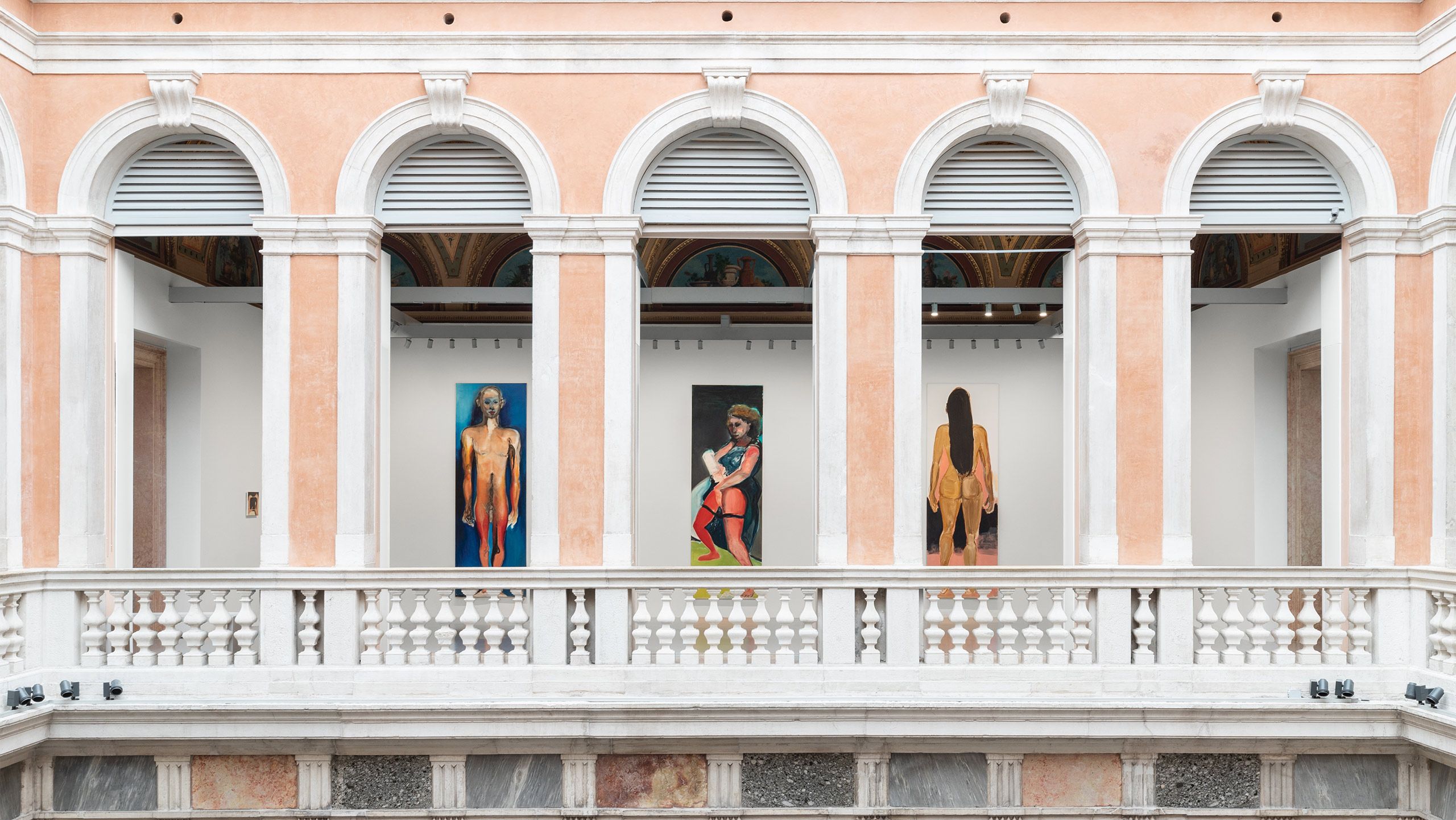 An Installation view, Marlene Dumas: open-end, Palazzo Grassi, Venice, 2022. Photo by Marco Cappelletti and Filippo Rossi. © Palazzo Grassi. © Marlene Dumas