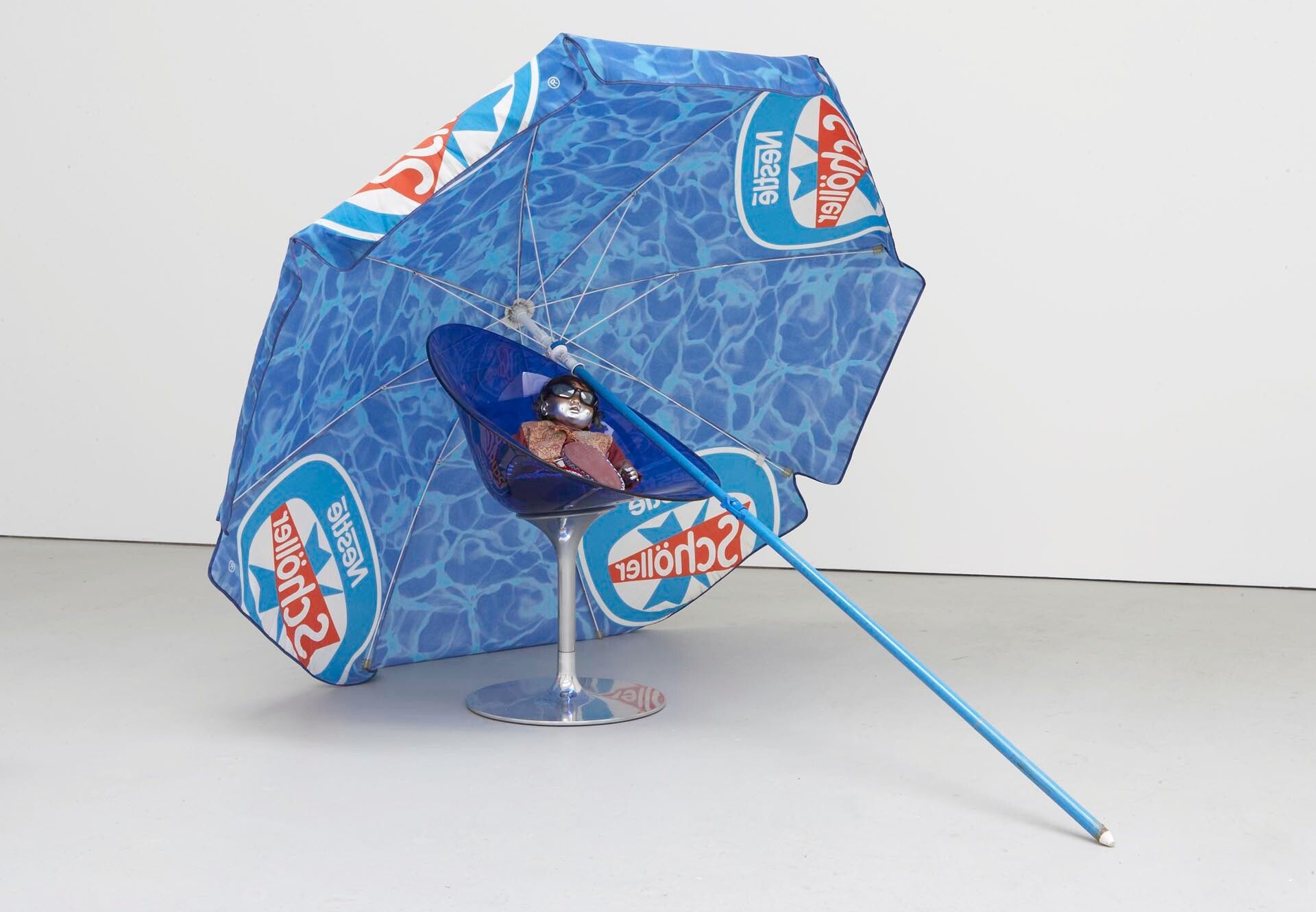 An untitled mixed media sculpture by Isa Genzken, dated 2006.