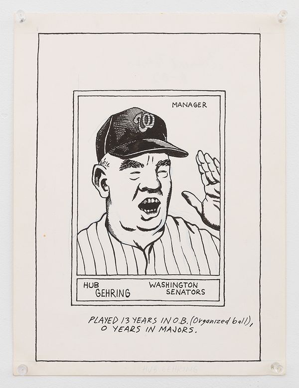 Raymond Pettibon — No Title (Manager: Hub Gehring...)