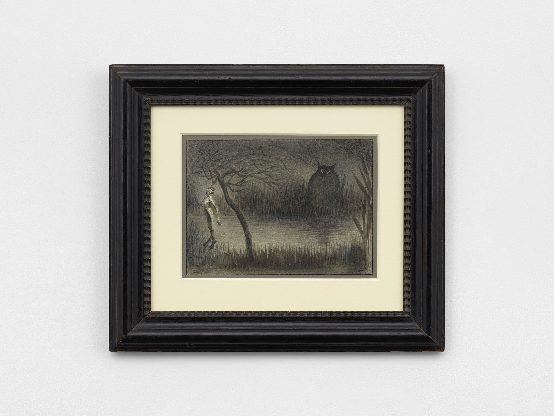 A drawing by Alfred Kubin, titled The Pond, dated 1905.