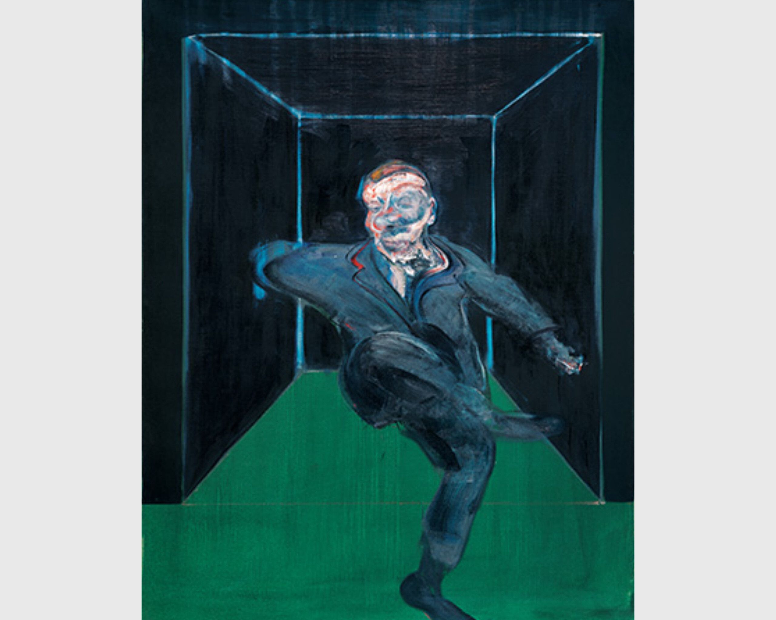 A painting by Francis Bacon titled Seated Figure, dated 1960