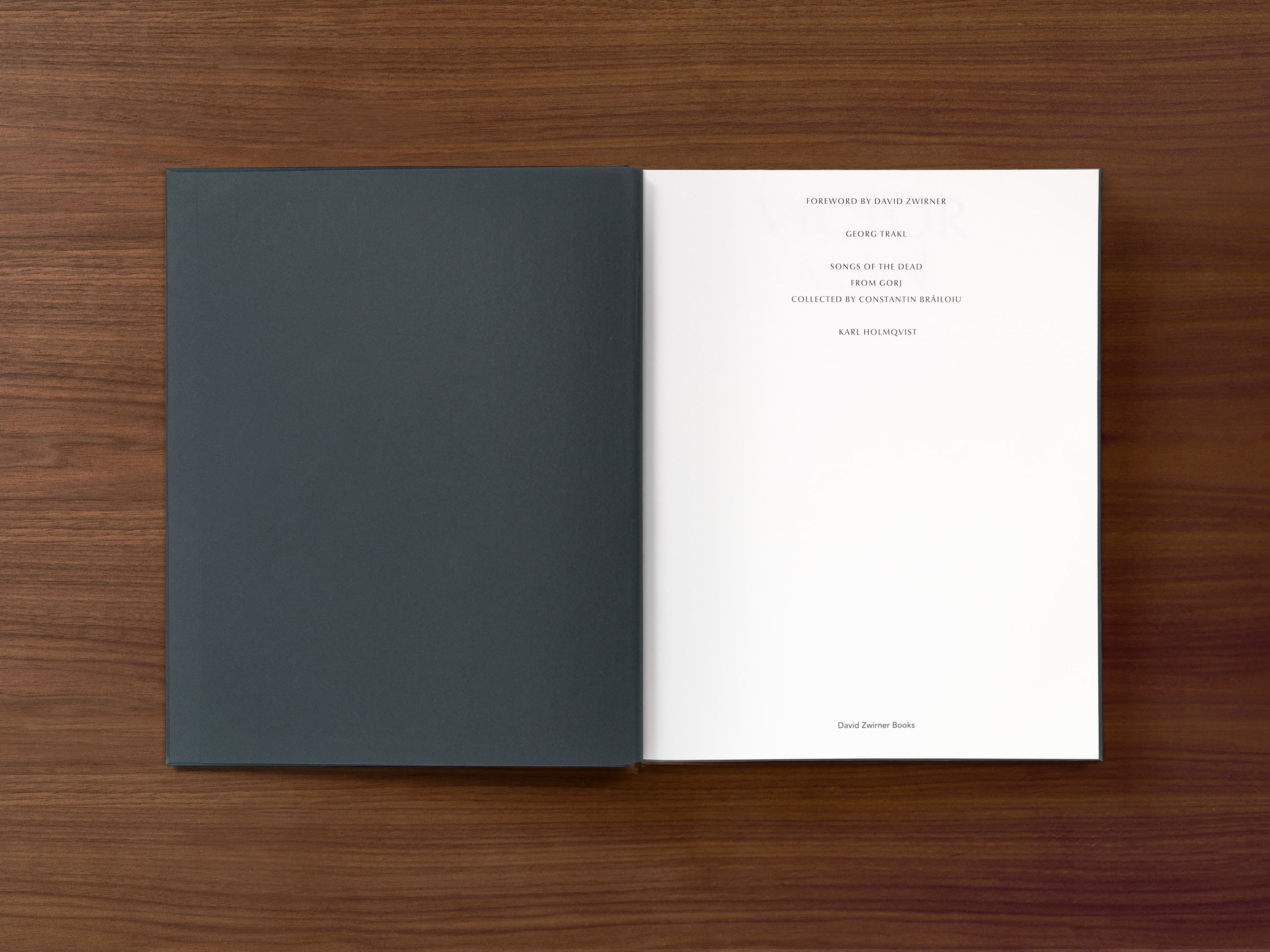 Interior spread from a book titled Victor Man: The Absence That We Are, published by David Zwirner Books in 2026