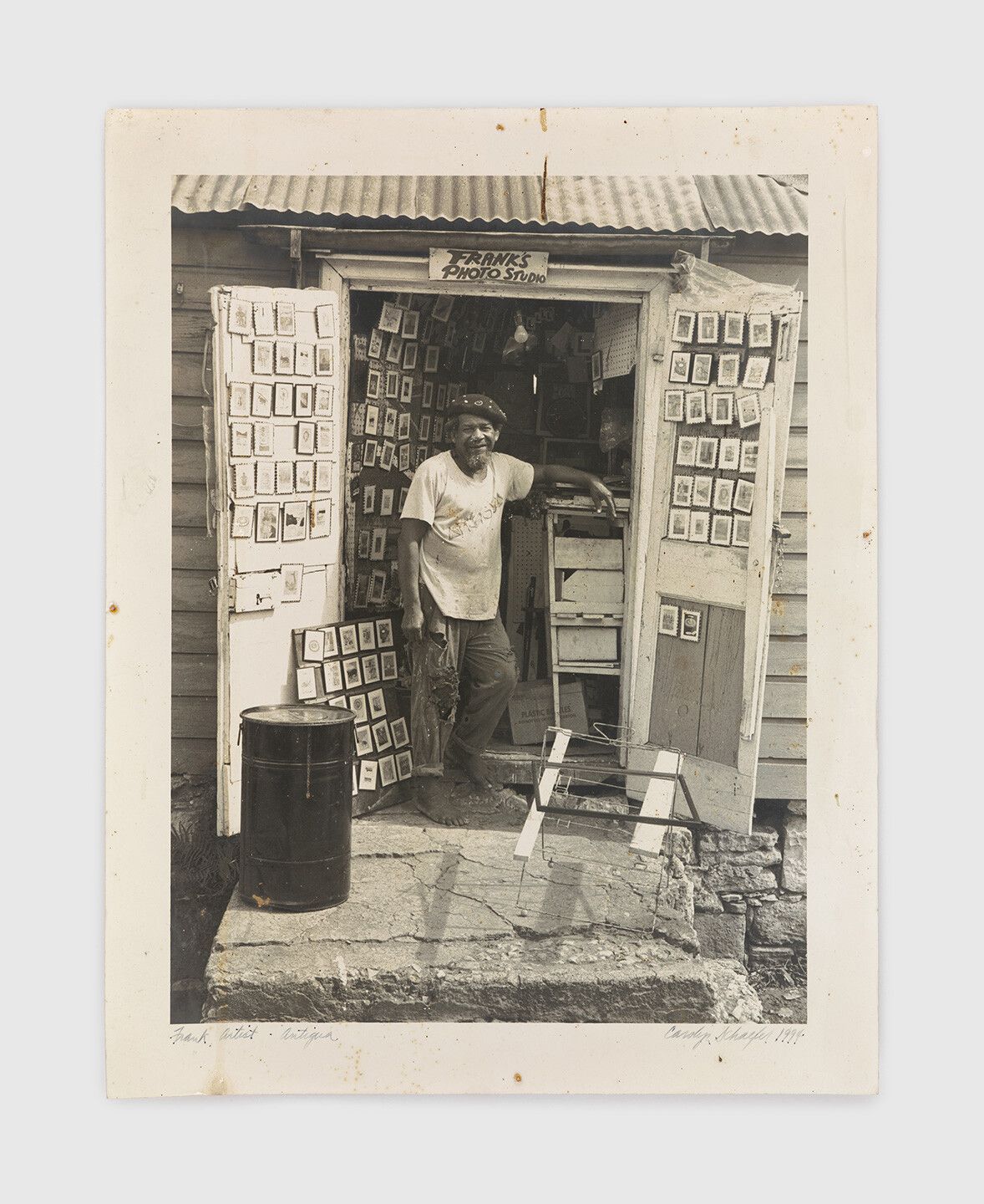 An undated and untitled Black and white photograph of Frank Walter.
