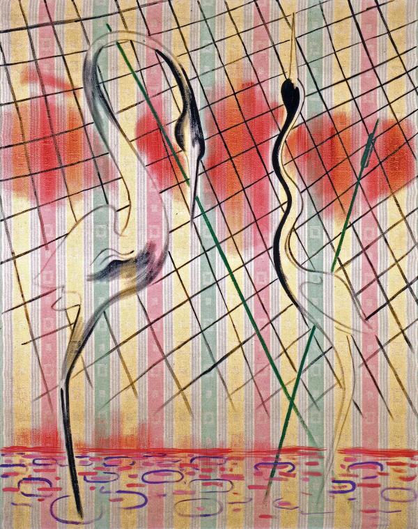 Sigmar Polke — Reiherbild I (Heron Painting I)