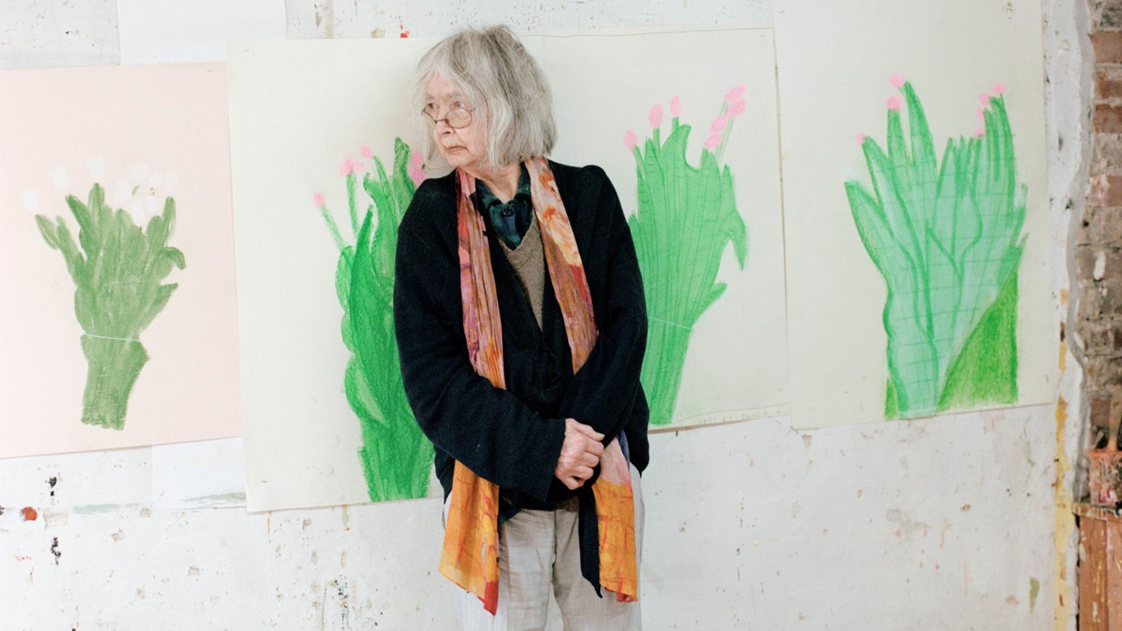 A photograph of Rose Wylie by Zora Sicher, dated 1945.
