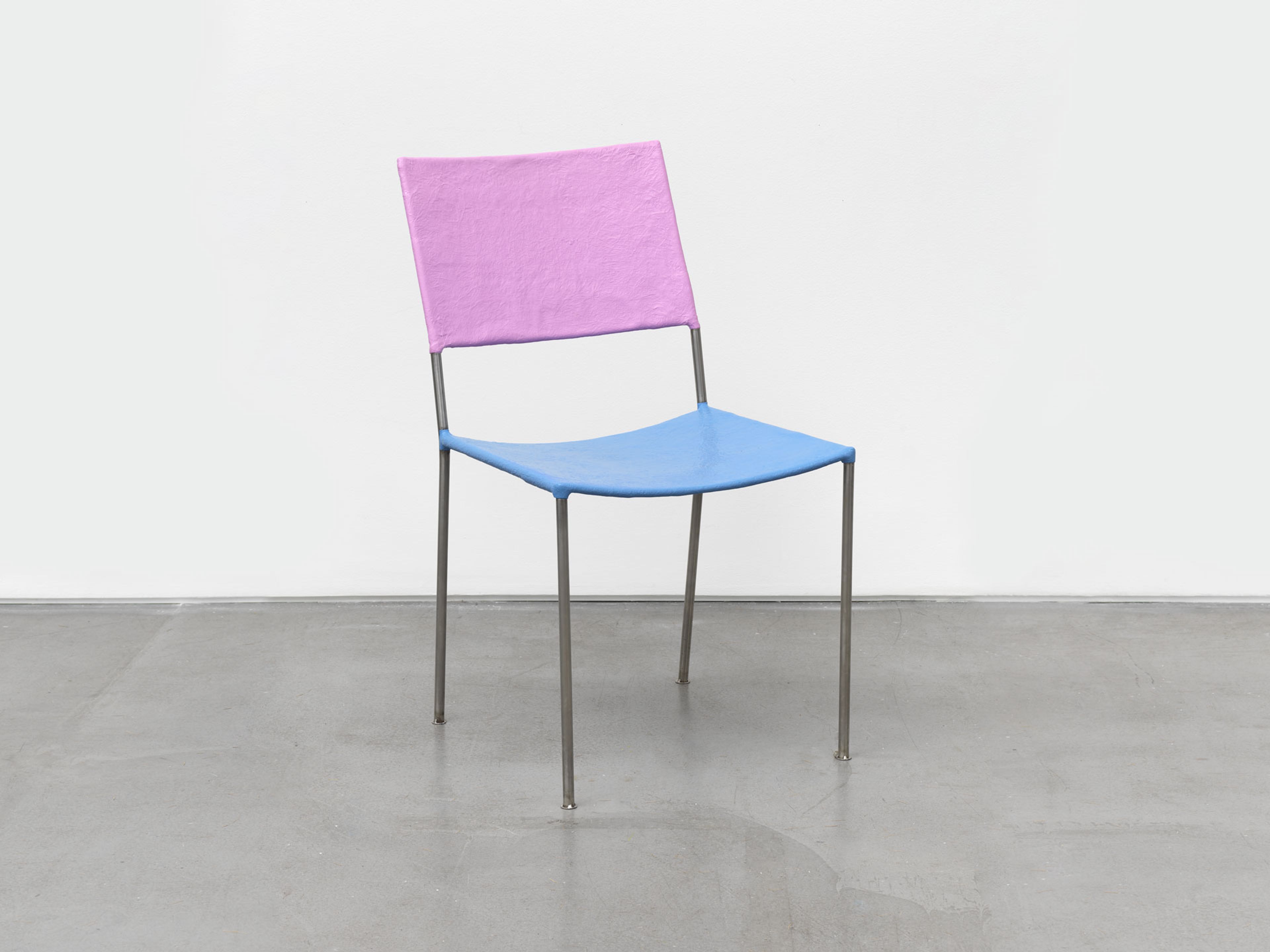 A furniture work by Franz West, titled Künstlerstuhl (Artist's Chair), dated 2006/2015