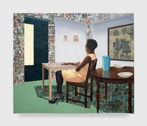 Njideka Akunyili Crosby — In The Lavender Room