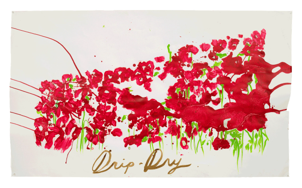 Raymond Pettibon — No Title (Drip-dry)