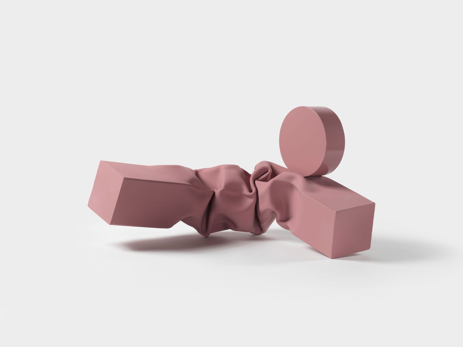 A sculpture by Carol Bove titled The Phoenix Frolics at Cinnabar Hole, dated 2019.