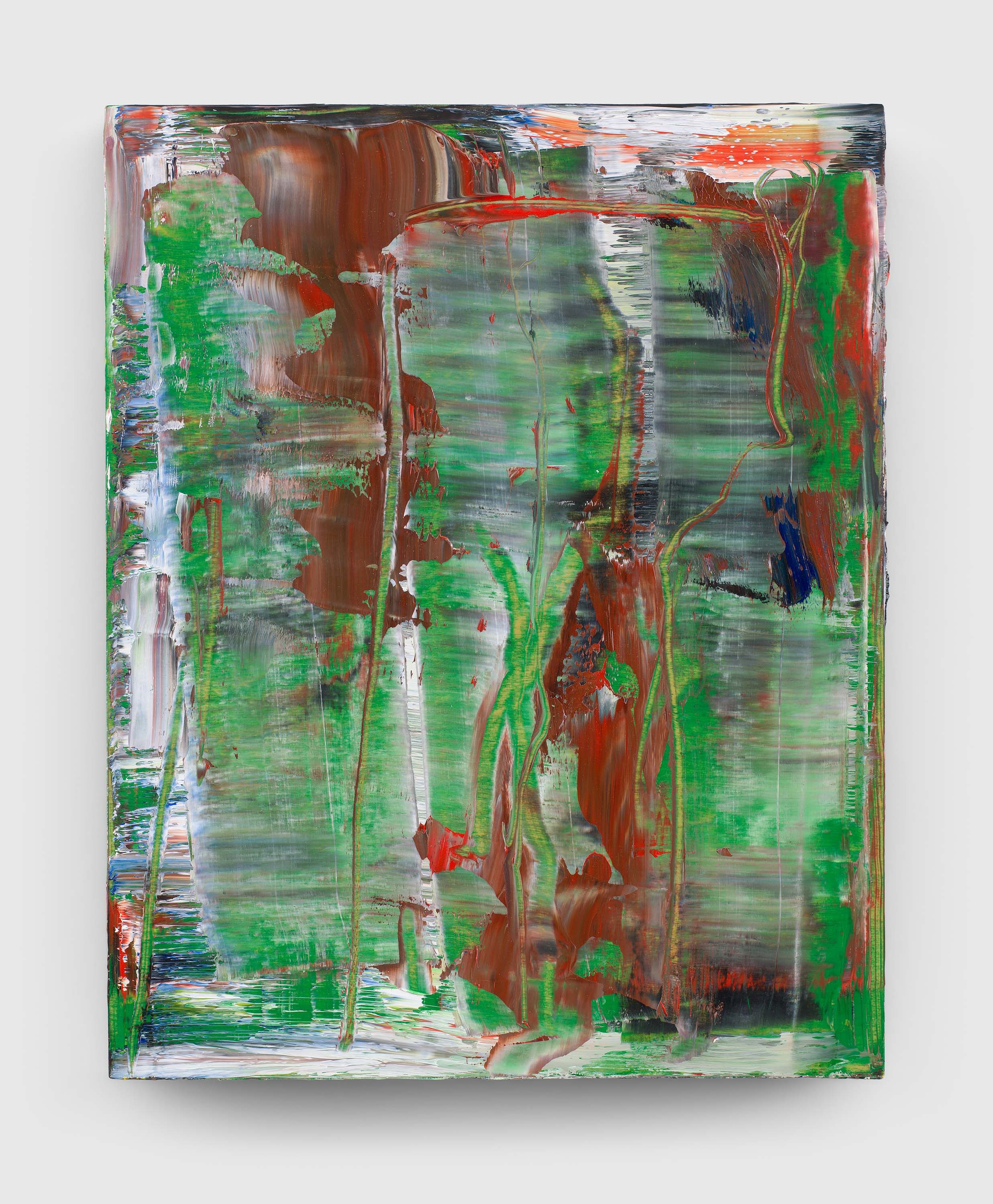 A painting by Gerhard Richter, titled Abstraktes Bild (Abstract Painting), dated 2016.