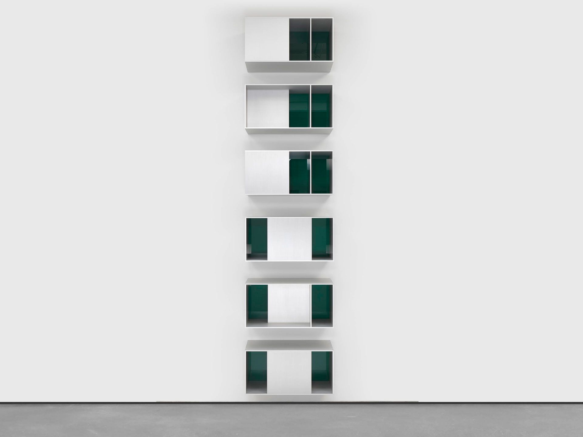 An untitled artwork by Donald Judd, dated 1988.