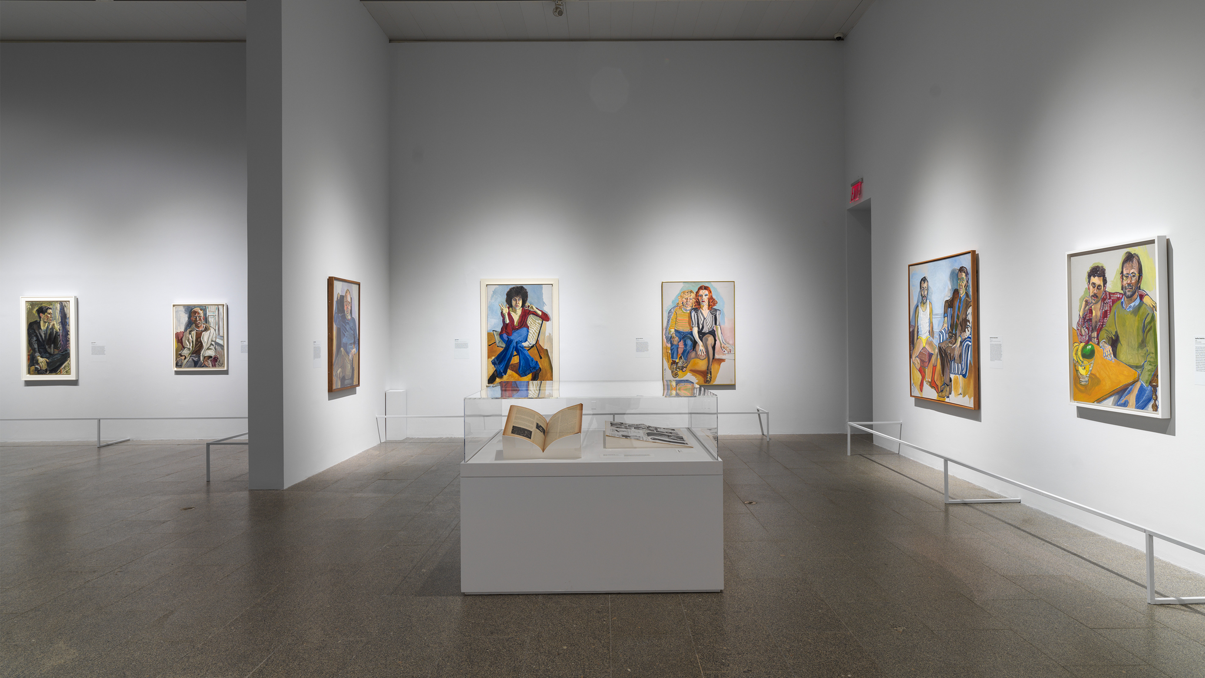 An installation view of Alice Neel: People Come First, The Metropolitan Museum of Art, 2021