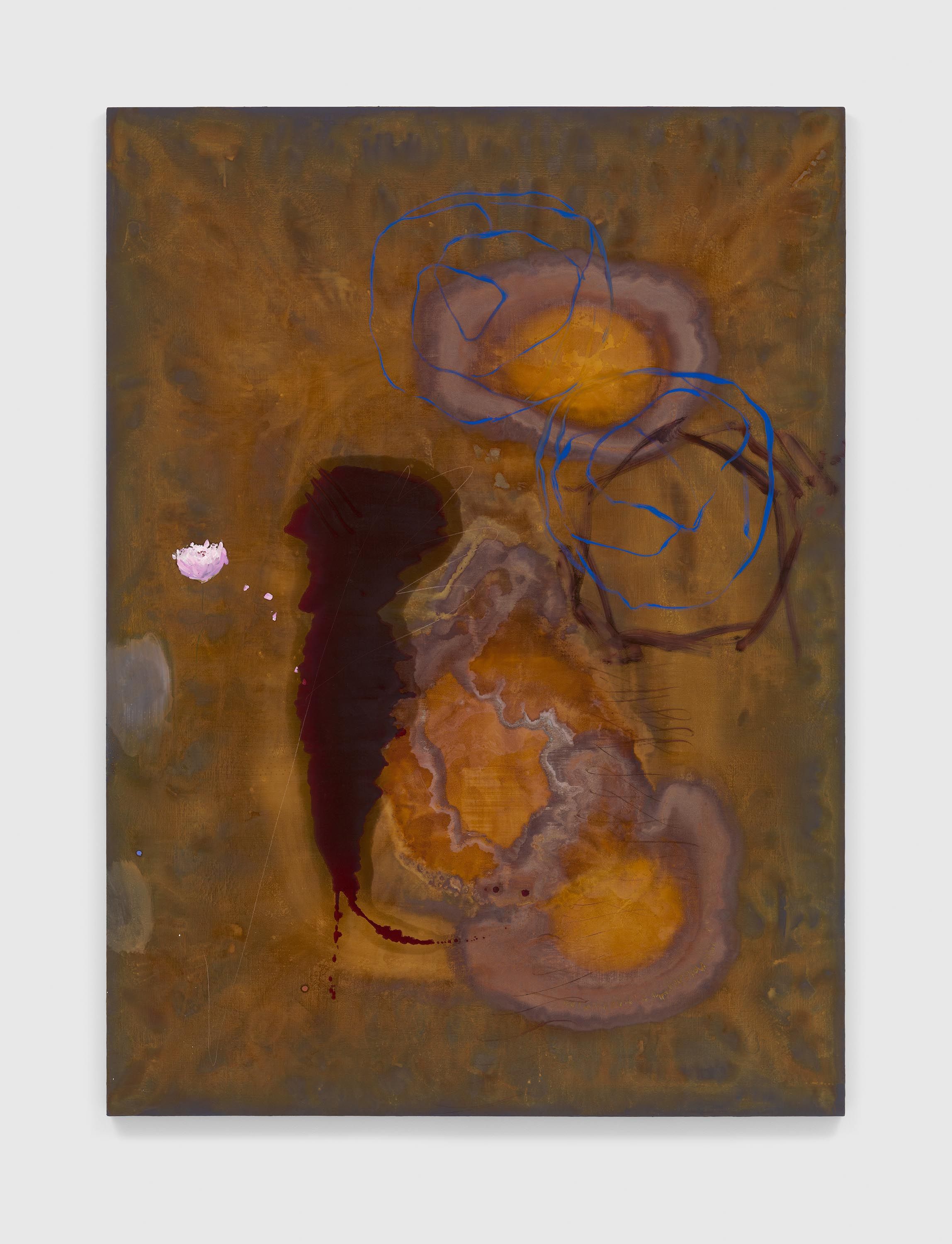 A painting by Emma McIntyre, titled Duets in the dust, dated 2023 (TBC).