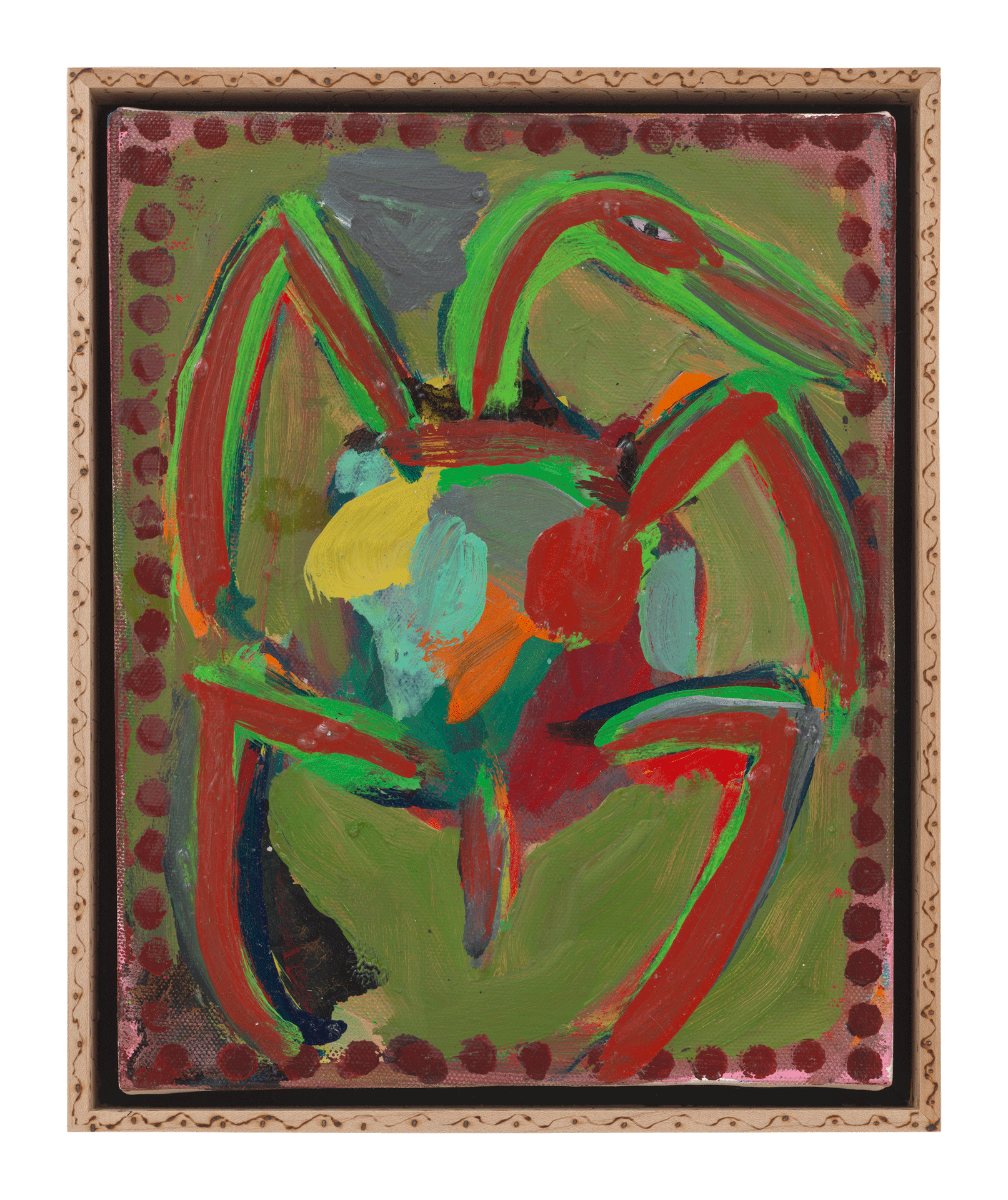 A painting by Josh Smith, titled Untitled, dated 2019