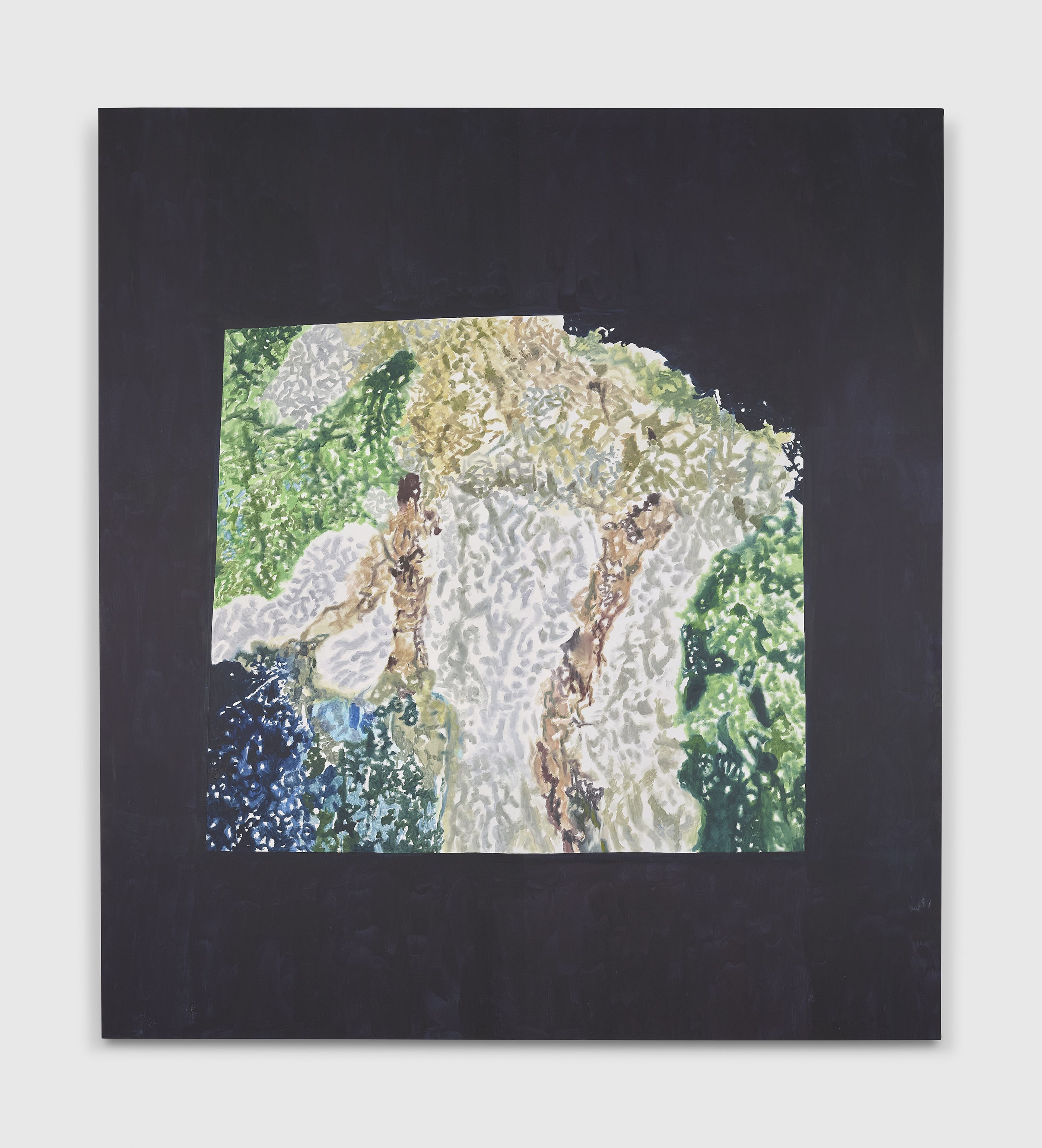 A painting by Luc Tuymans, titled Illumination IV, dated 2025.