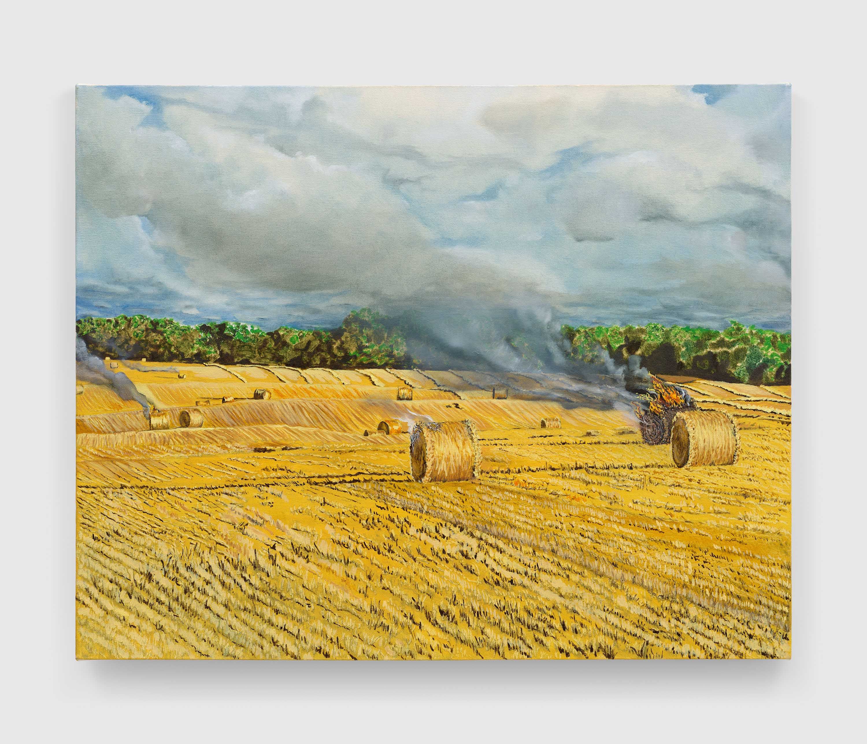 絵画 Destruction and regeneration Kerry McFate: Unsupervised destruction, 2024 | David Zwirner