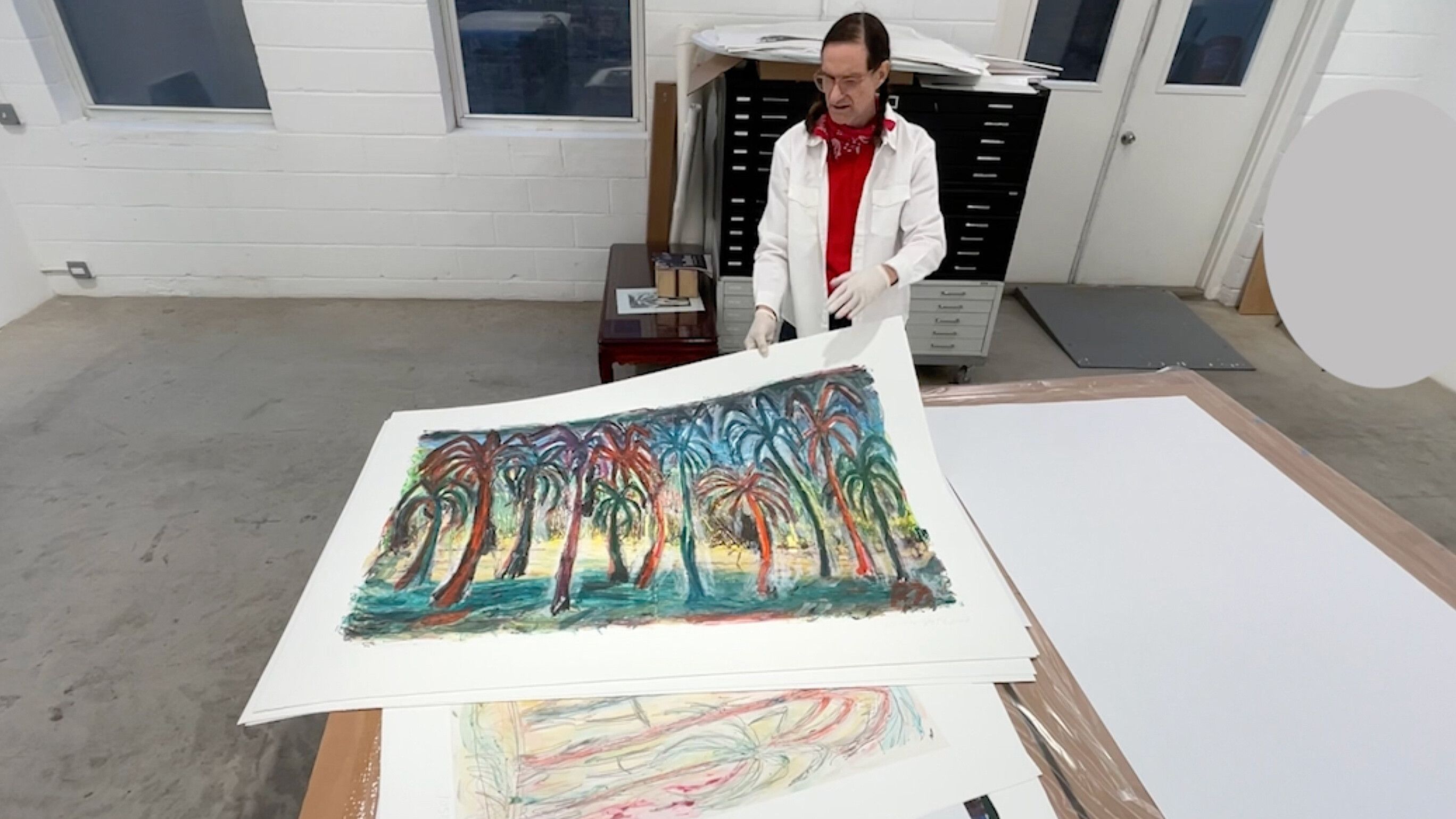 josh smith in his studio