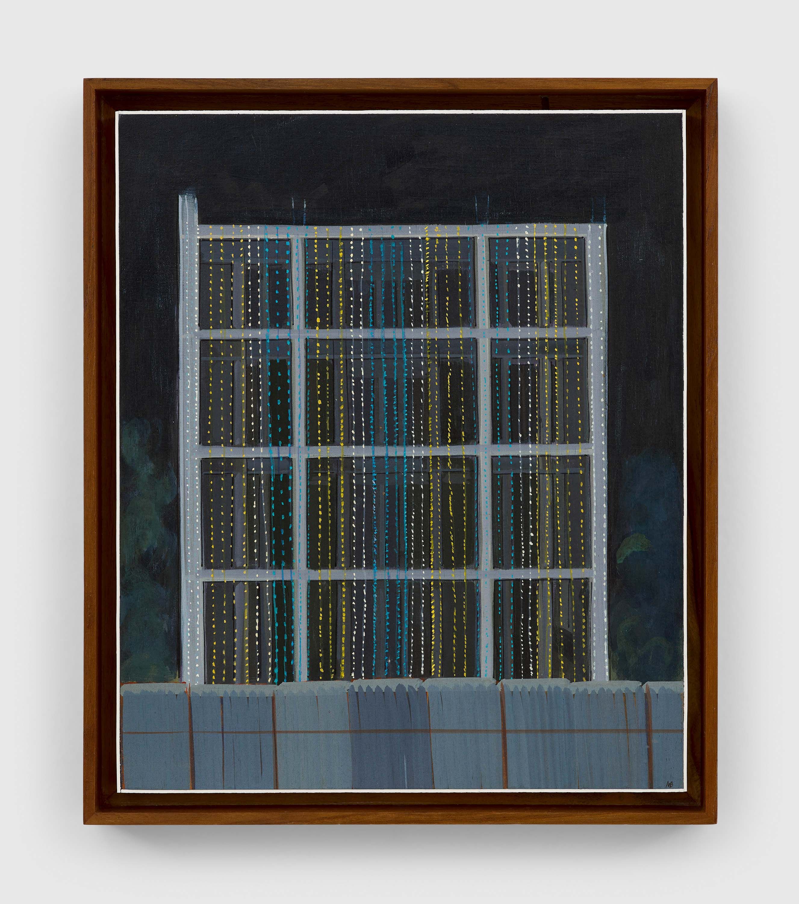 A casein on board painting by Mahesh Baliga, titled Diwali light, dated 2022.