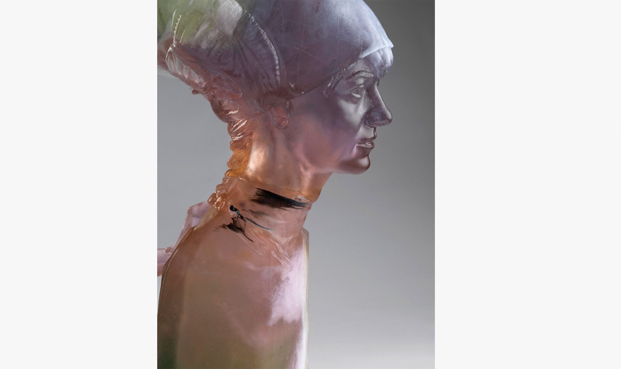 A sculpture by Andra Ursuta, titled Impersonal Growth, dated 2020.