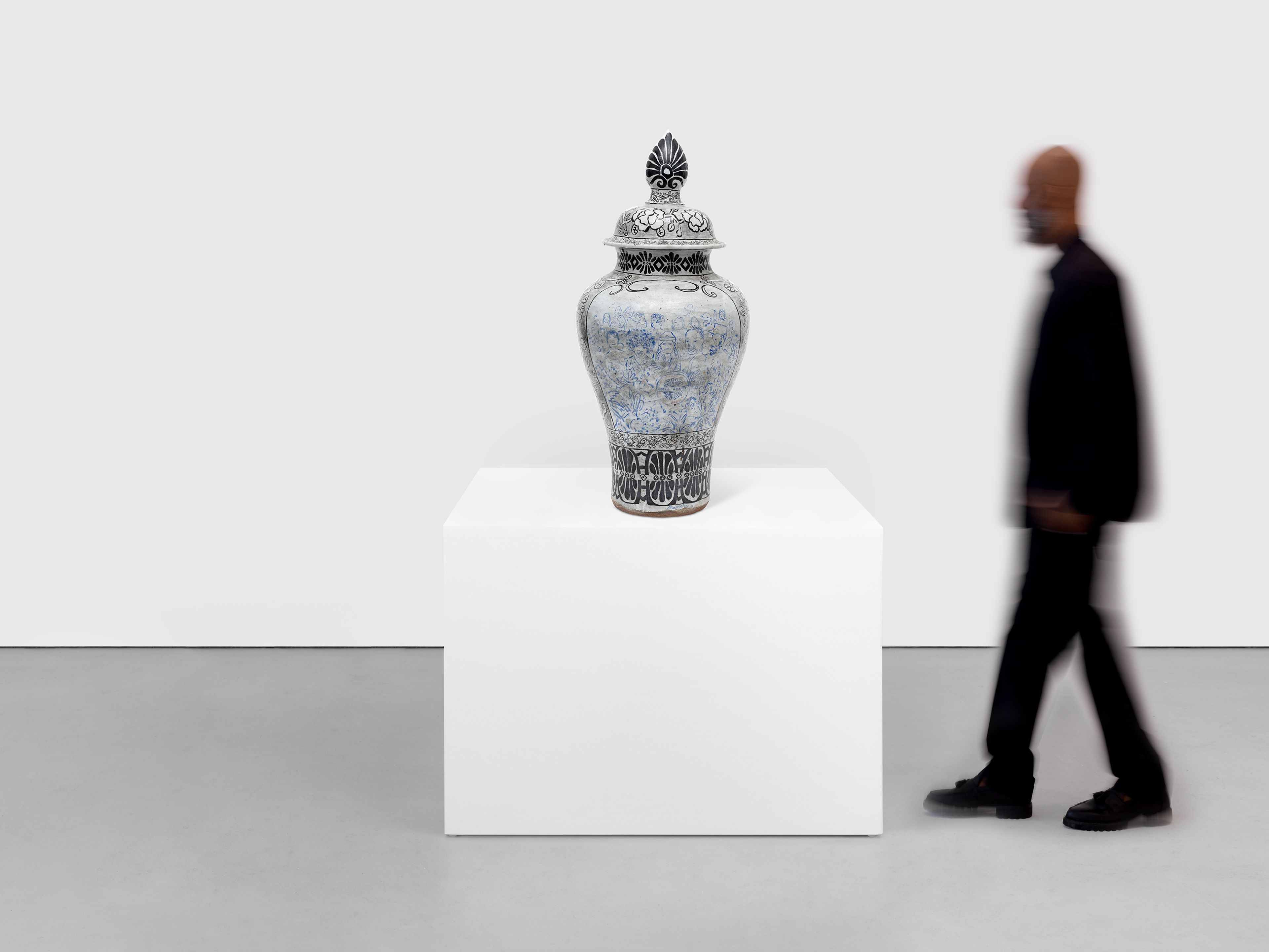 A sculpture by Magdalena Suarez Frimkess and Michael Frimkess, called Untitled (The Lonely Hearts, MLK, AD, FC), dated 1970.