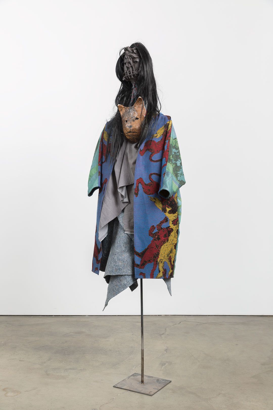 A sculpture by Candice Lin titled Witness (Blue Version), dated 2019.