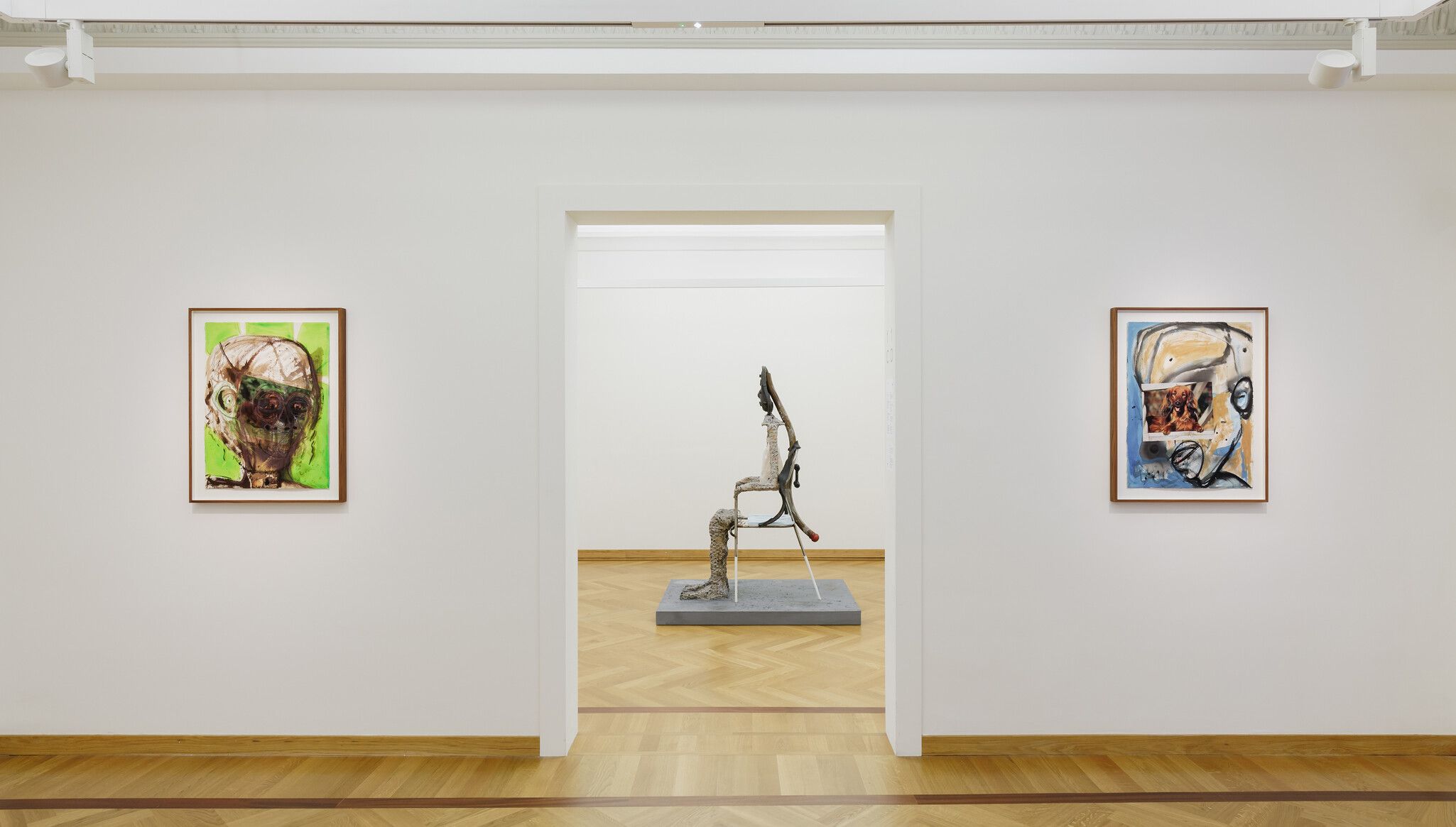 An Installation view, Huma Bhabha: Livin' Things, M Leuven, Leuven, dated 2023