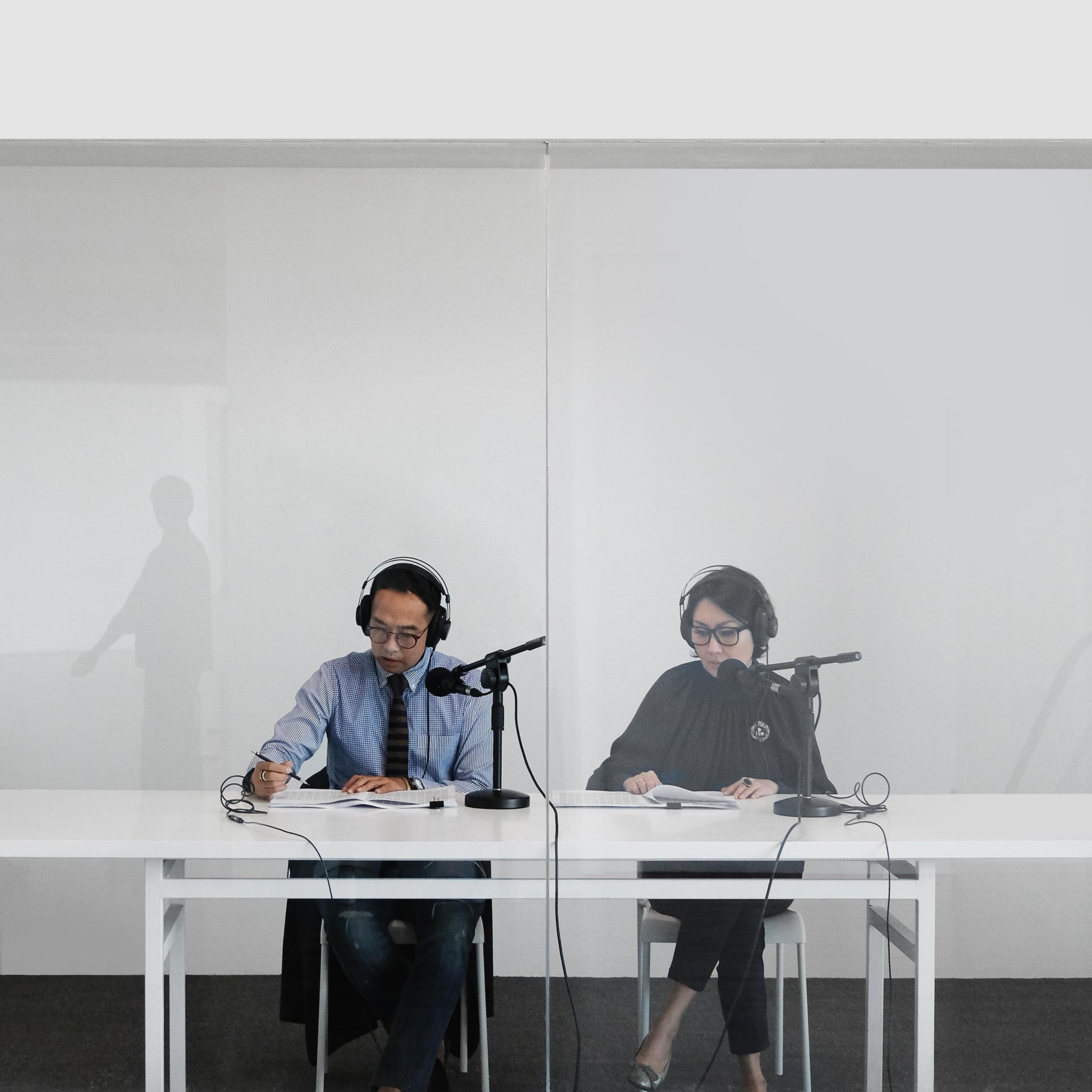 Installation view, On Kawara: One Million Years (Reading), at Museum MACAN in Jakarta, dated 2018.