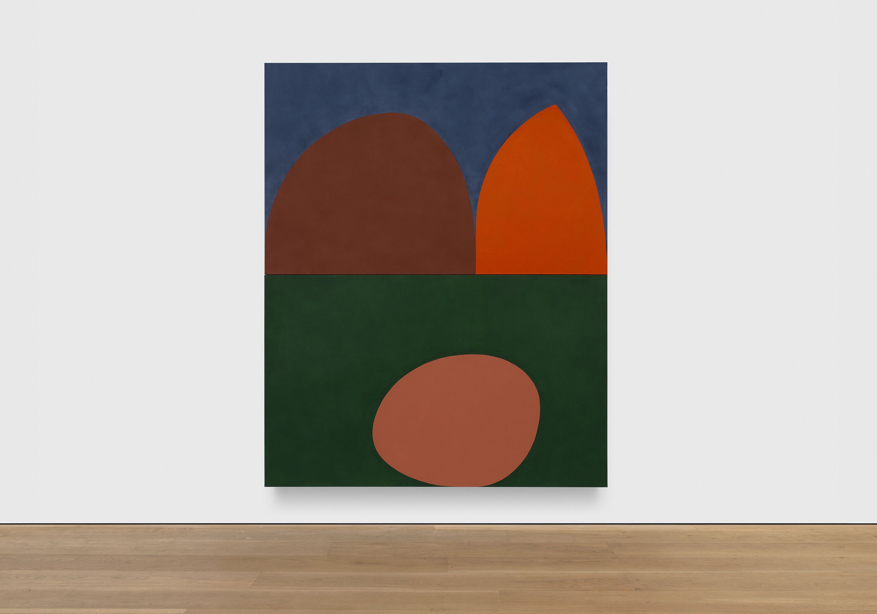 A painting by Suzan Frecon, titled buoninsegna, dated 2022.