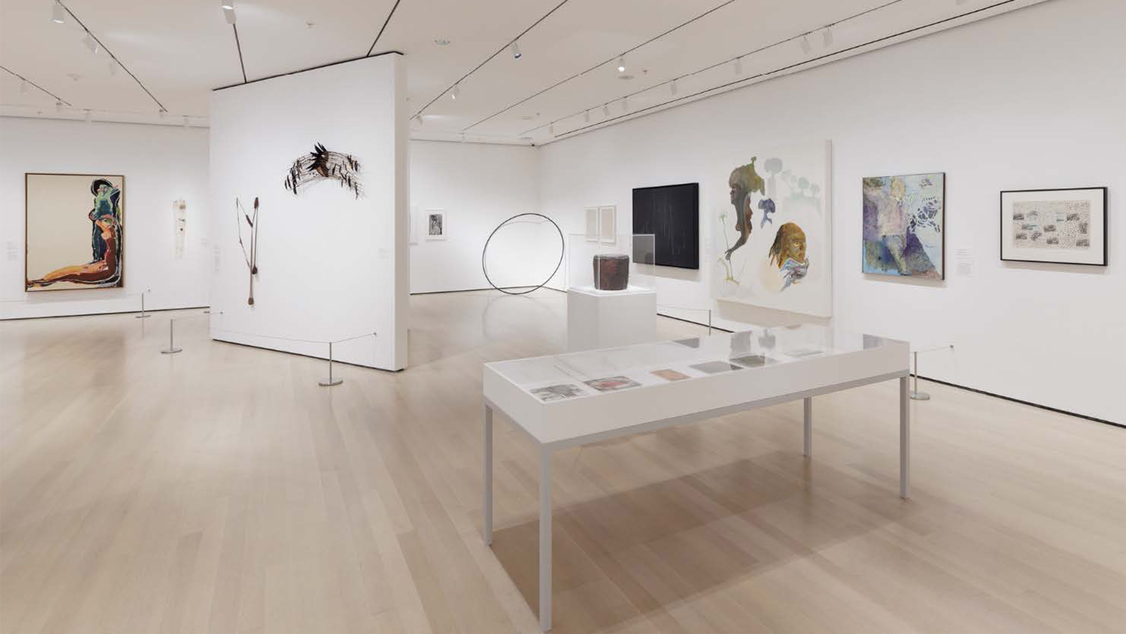 An Installation view, Just Above Midtown: Changing Spaces, The Museum of Modern Art, New York, dated 2022-23. A Photo by Emile Askey.