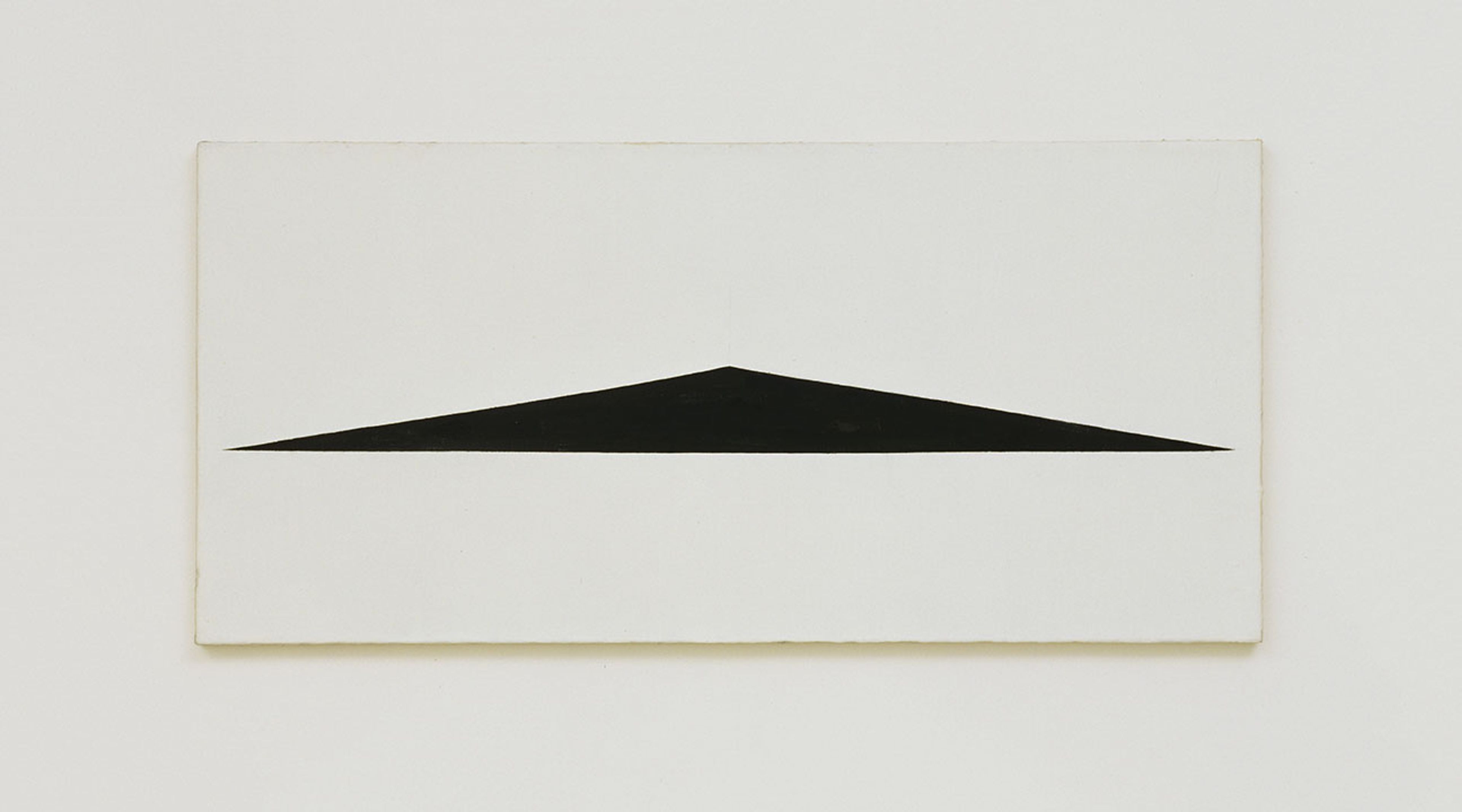 An untitled painting by Palermo, dated 1968.