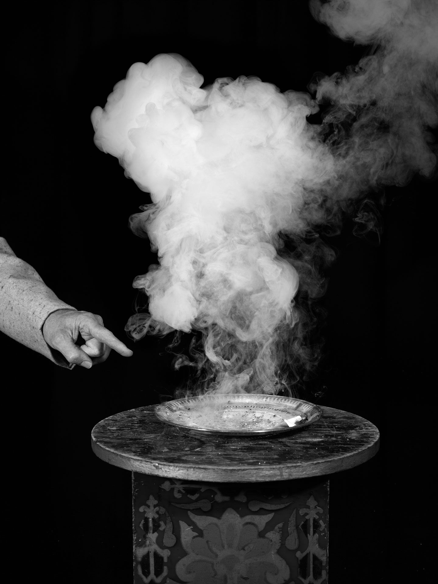 A photograph by Stan Douglas, titled Smoke, 1947, dated 2010. 