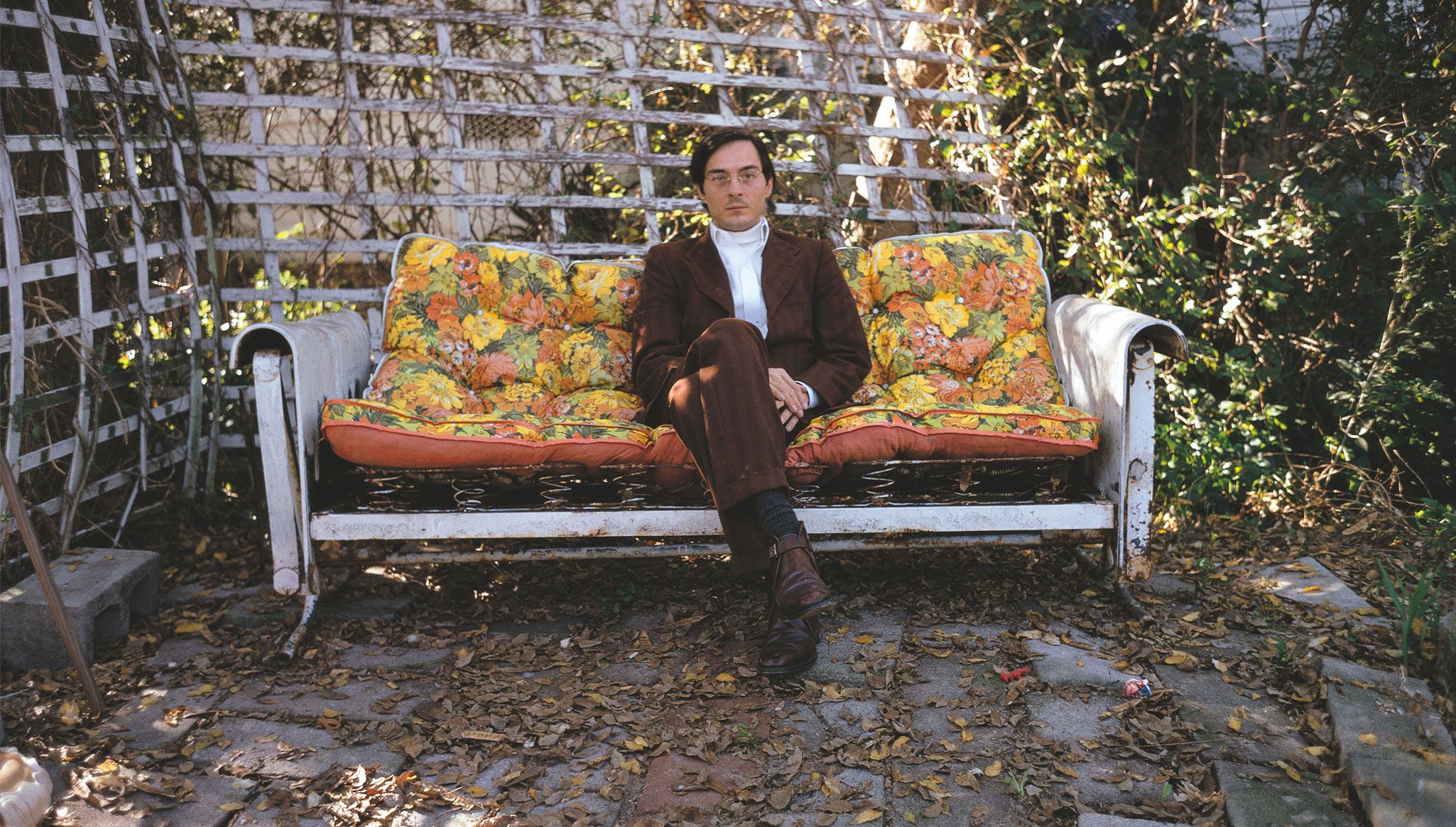 A self portrait of William Eggleston, dated 1967-1970.