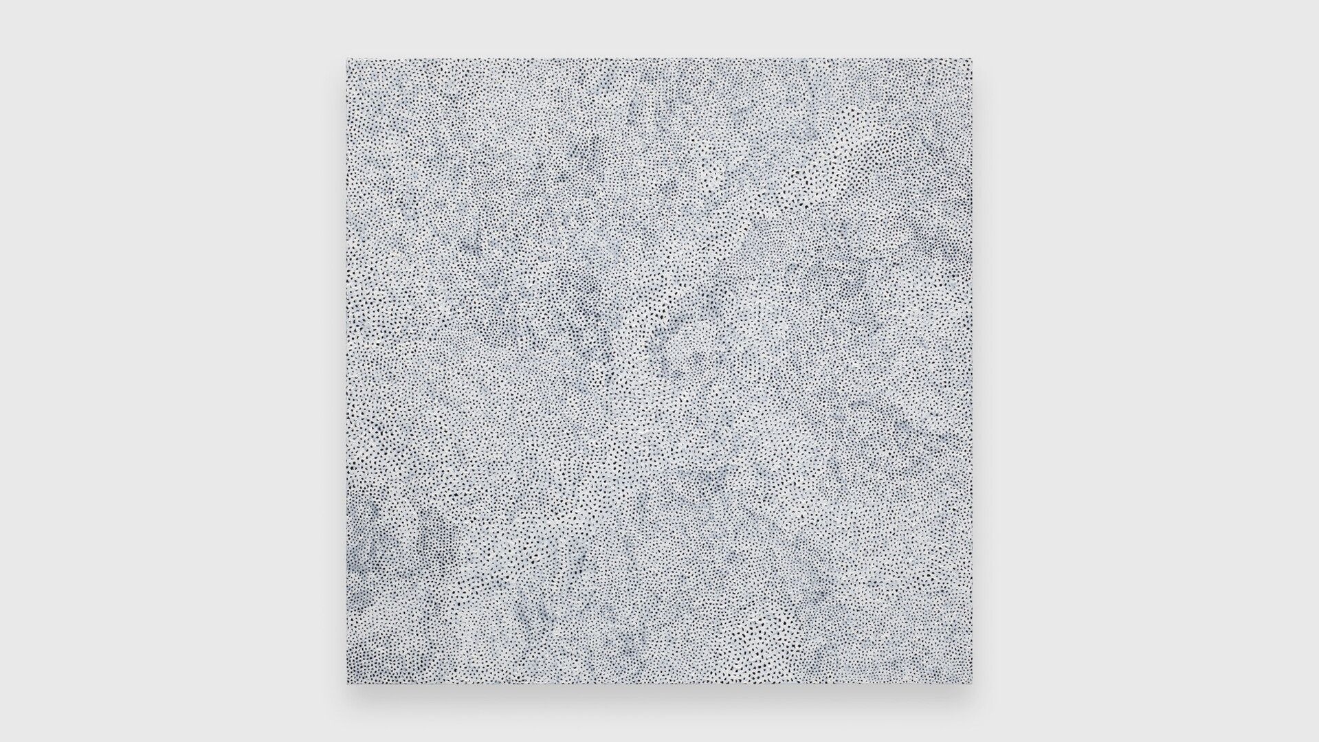 An acrylic painting on canvas by Yayoi Kusama, titled, INFINITY-NETS [FRBQJ], dated 2014.