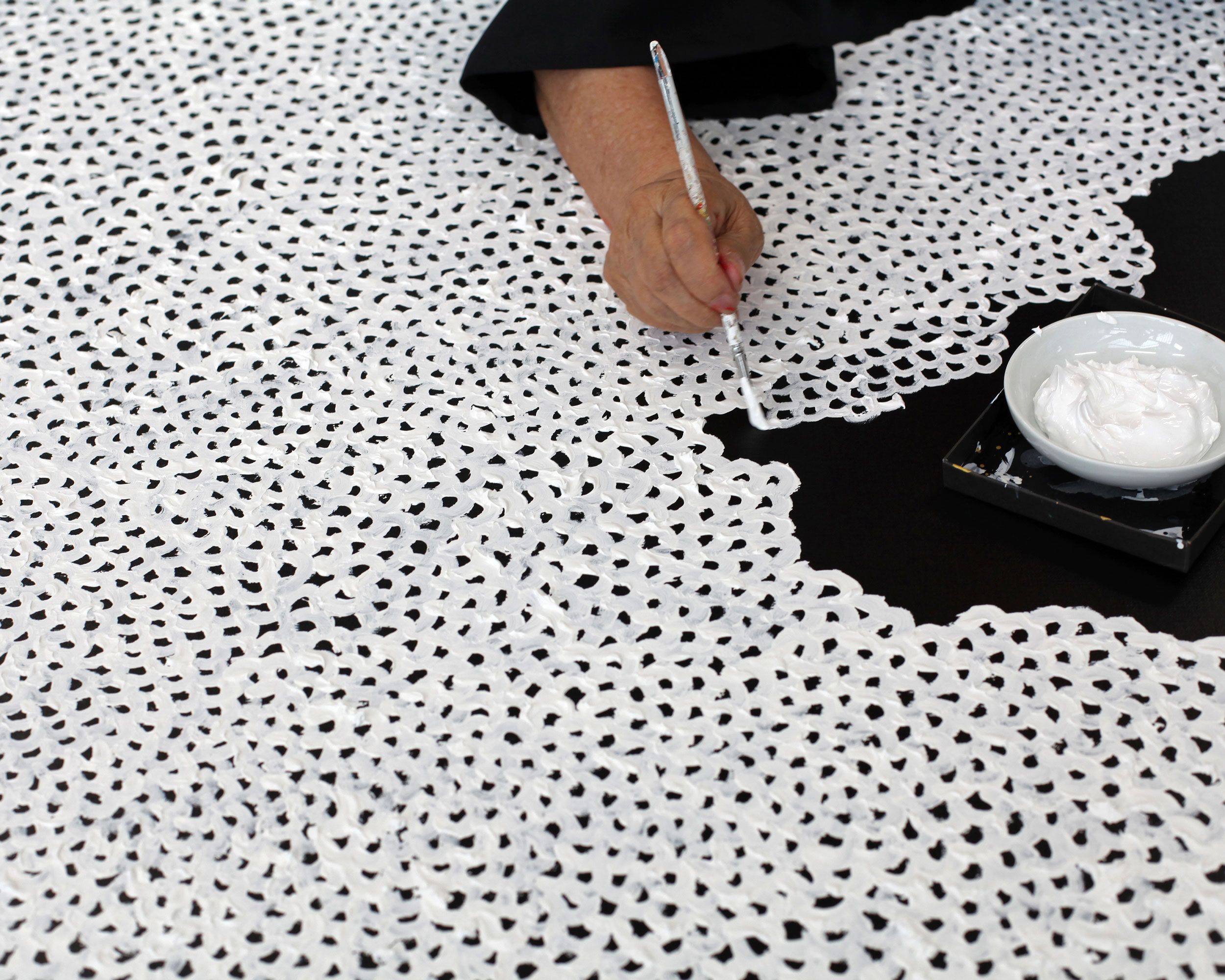 Portrait of Yayoi Kusama, dated 2013