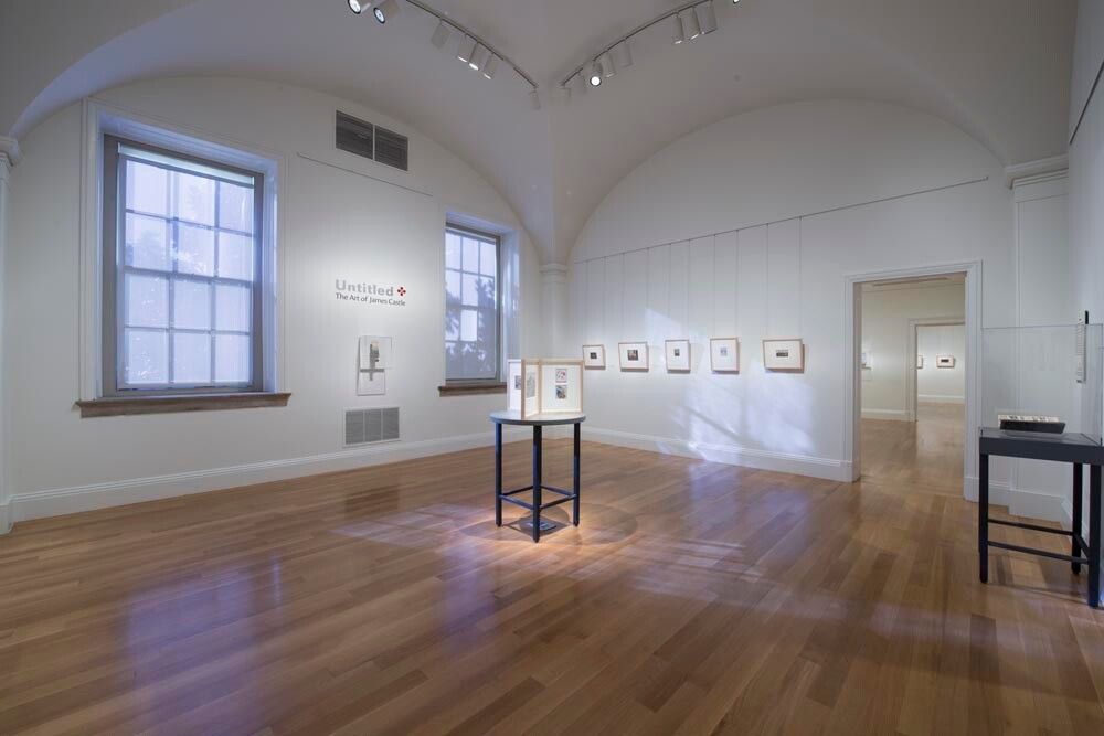 The installation view of Untitled: The Art of James Castle