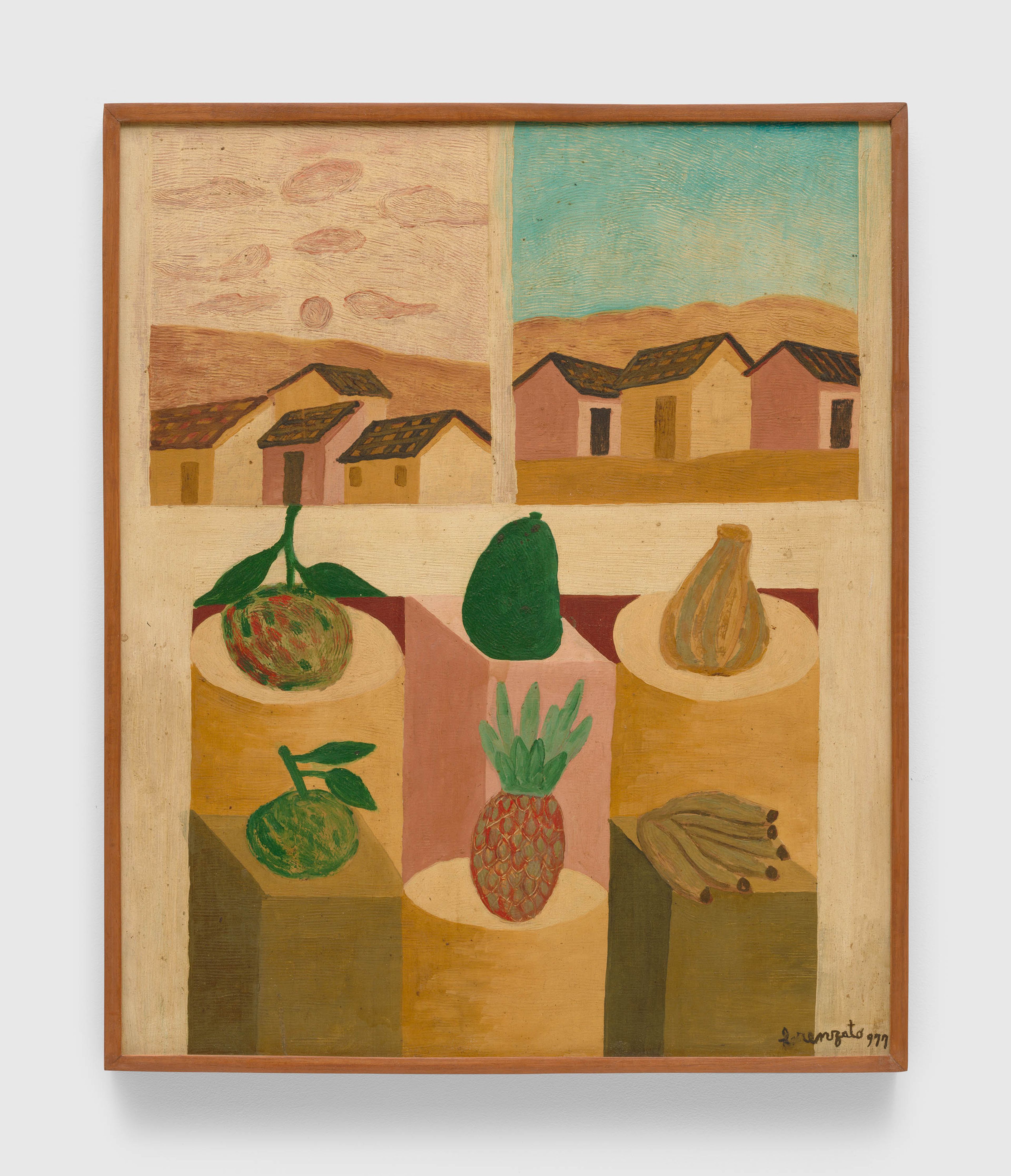 A painting by Amadeo Luciano Lorenzato, titled Sem título (Untitled), dated 1977.