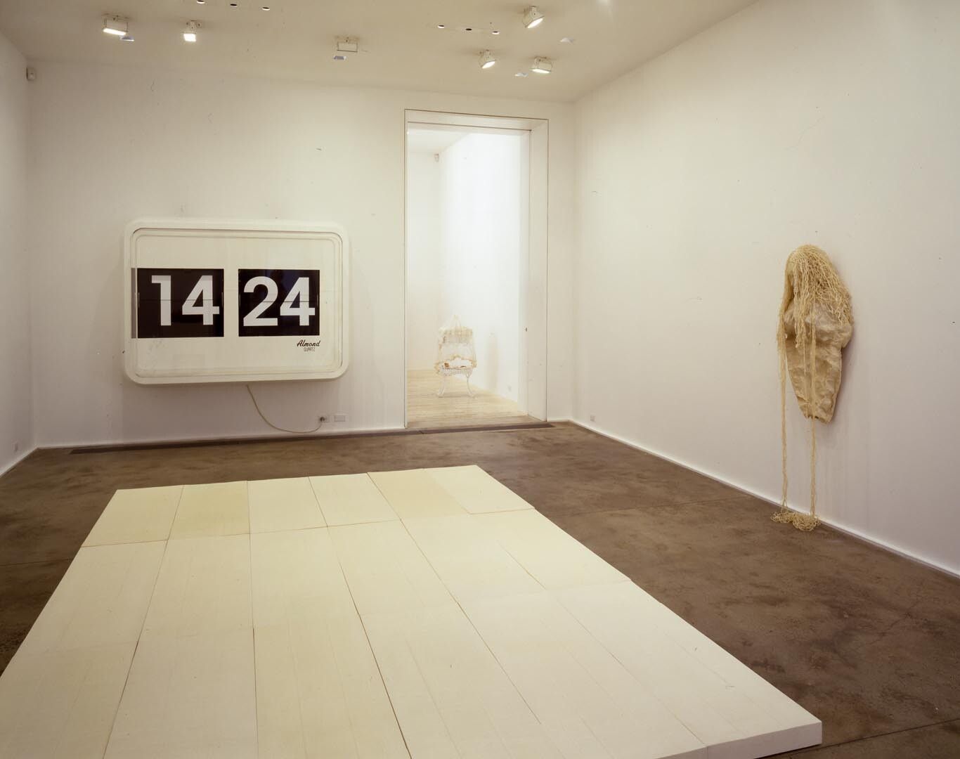 Installation view of the exhibition Contemporary Sculpture from a Private Collection, at Zwirner and Wirth in New York, dated 2006.